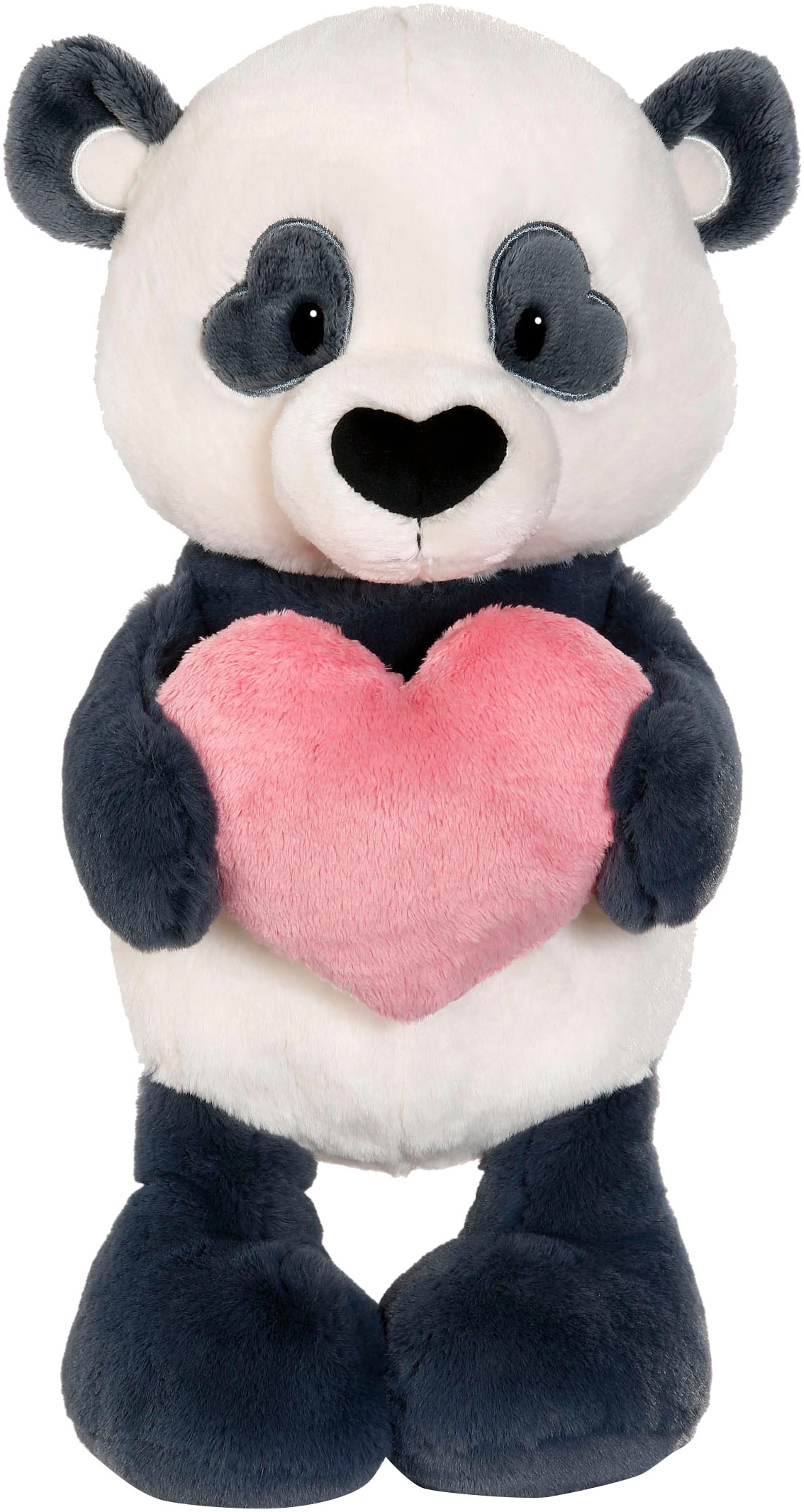 Nici Kuscheltier »Love , Panda mit Herz, 25 cm schlenkernd« enthält recyceltes Material
