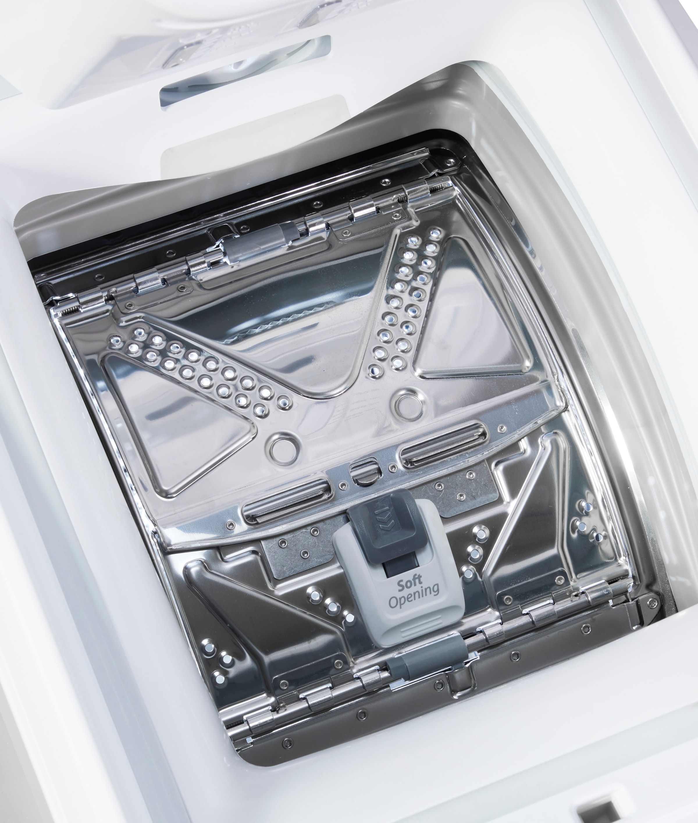 BAUKNECHT Waschmaschine Toplader »WAT Eco 712 B3«, 7 kg, 1200 U/min, Kurz 30 min., Vollwasserschutz, SoftOpening, Startzeitvorwahl