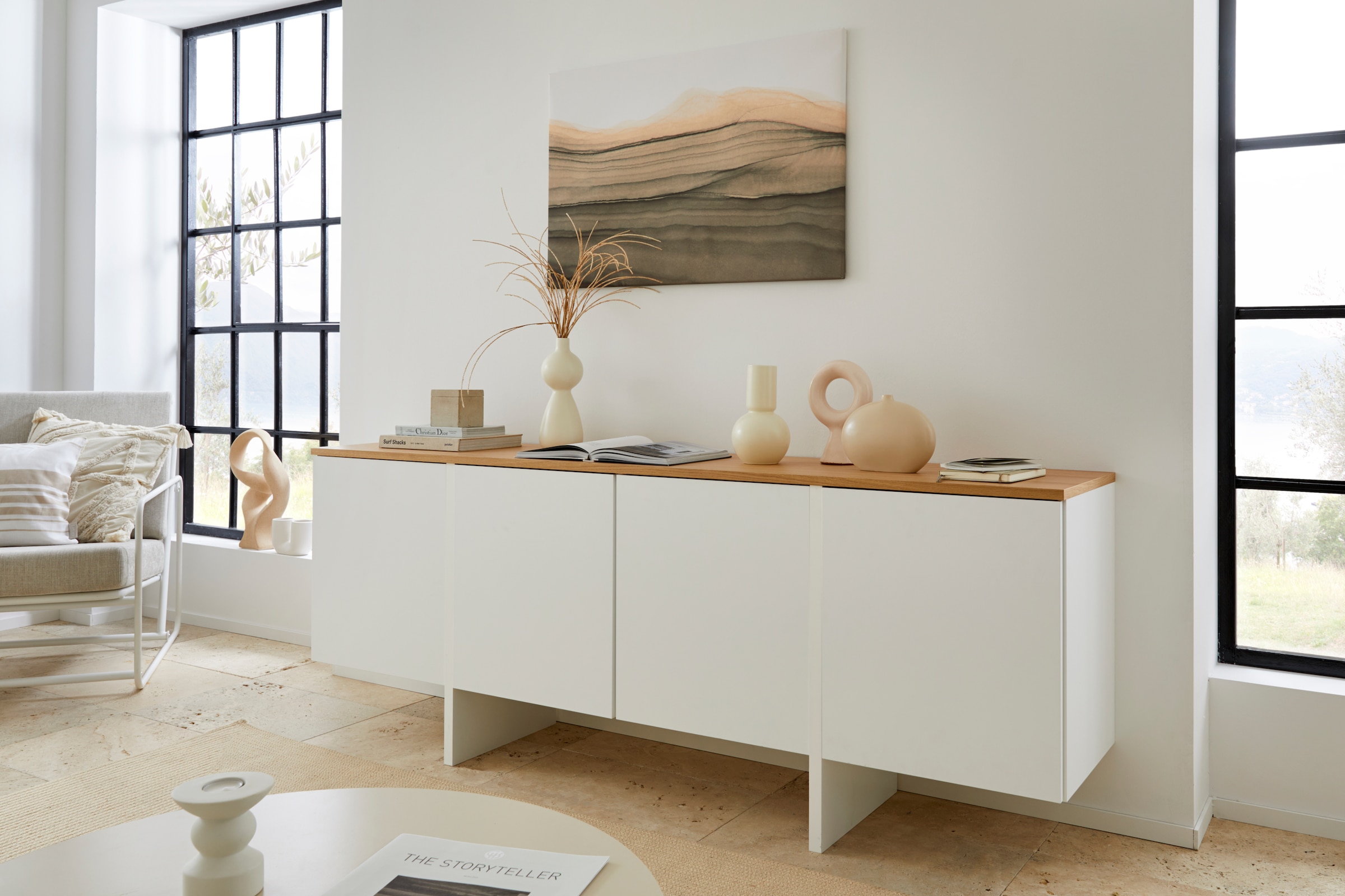 TemaHome Sideboard »Edge«, Kommode, Breite 200 cm