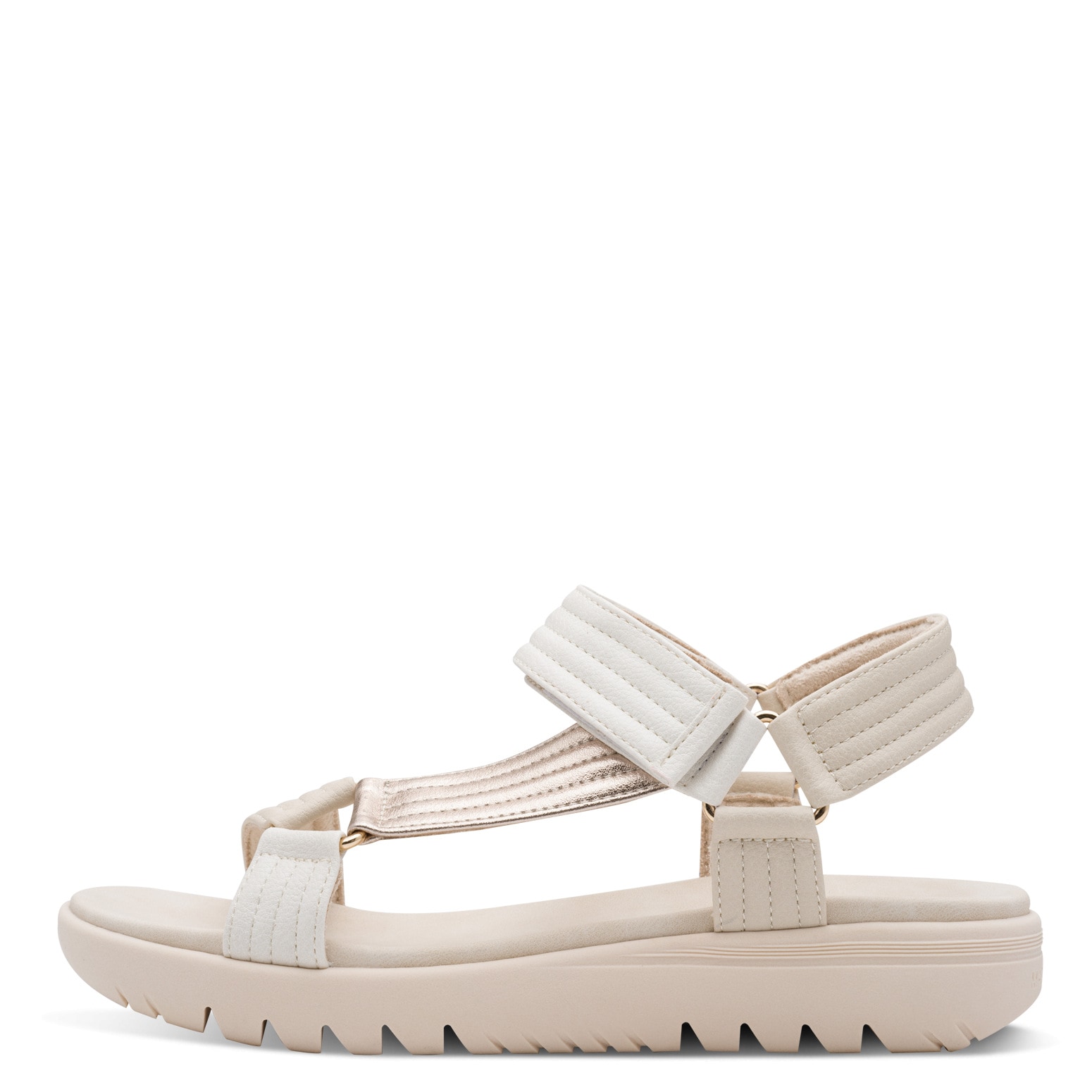 MARCO TOZZI Riemchensandale  Plateau, Sandalette in veganer Verarbeitung