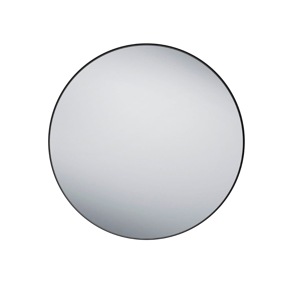 MIRRORS AND MORE Dekospiegel »Britney«, (1 St.), Wandspiegel, rund, Ø 80 cm, Metallrahmen