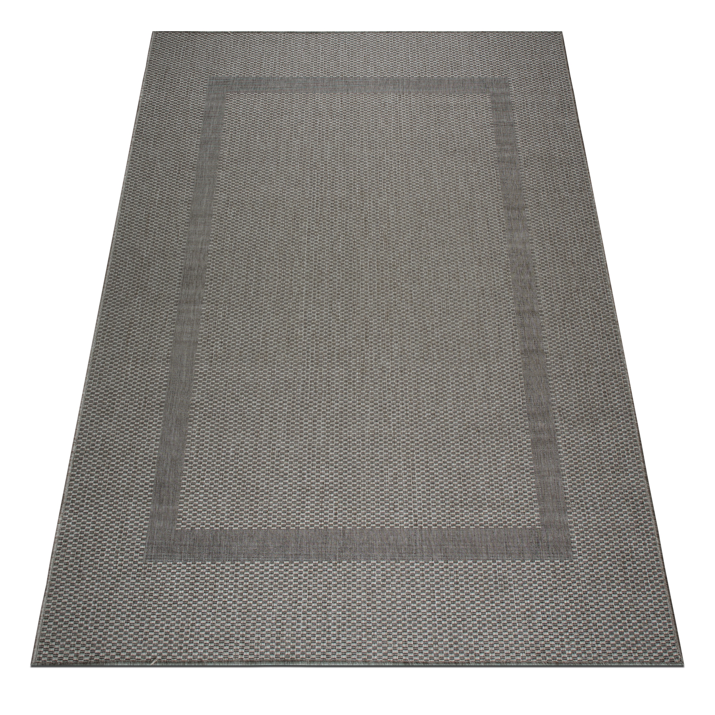 my home Teppich »Venedig Bordüre auch als Läufer erhältlich« rechteckig 3 mm Höhe In- und Outdoor geeignet, Sisal-Optik, Wetterfest & UV-beständig