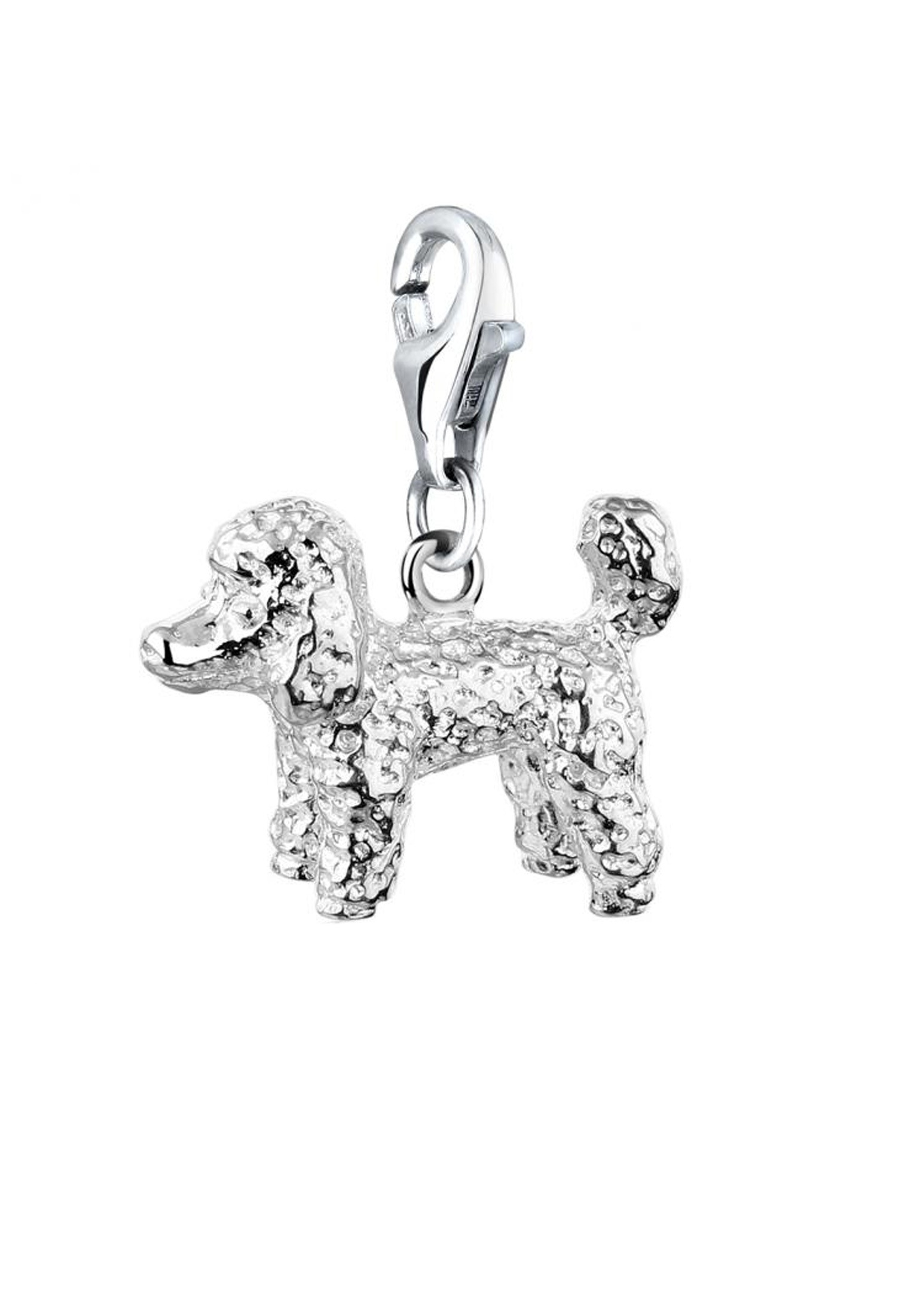 Nenalina Charm-Einhänger »Charm Pudel Hund Dog Anhänger 925 Silber«
