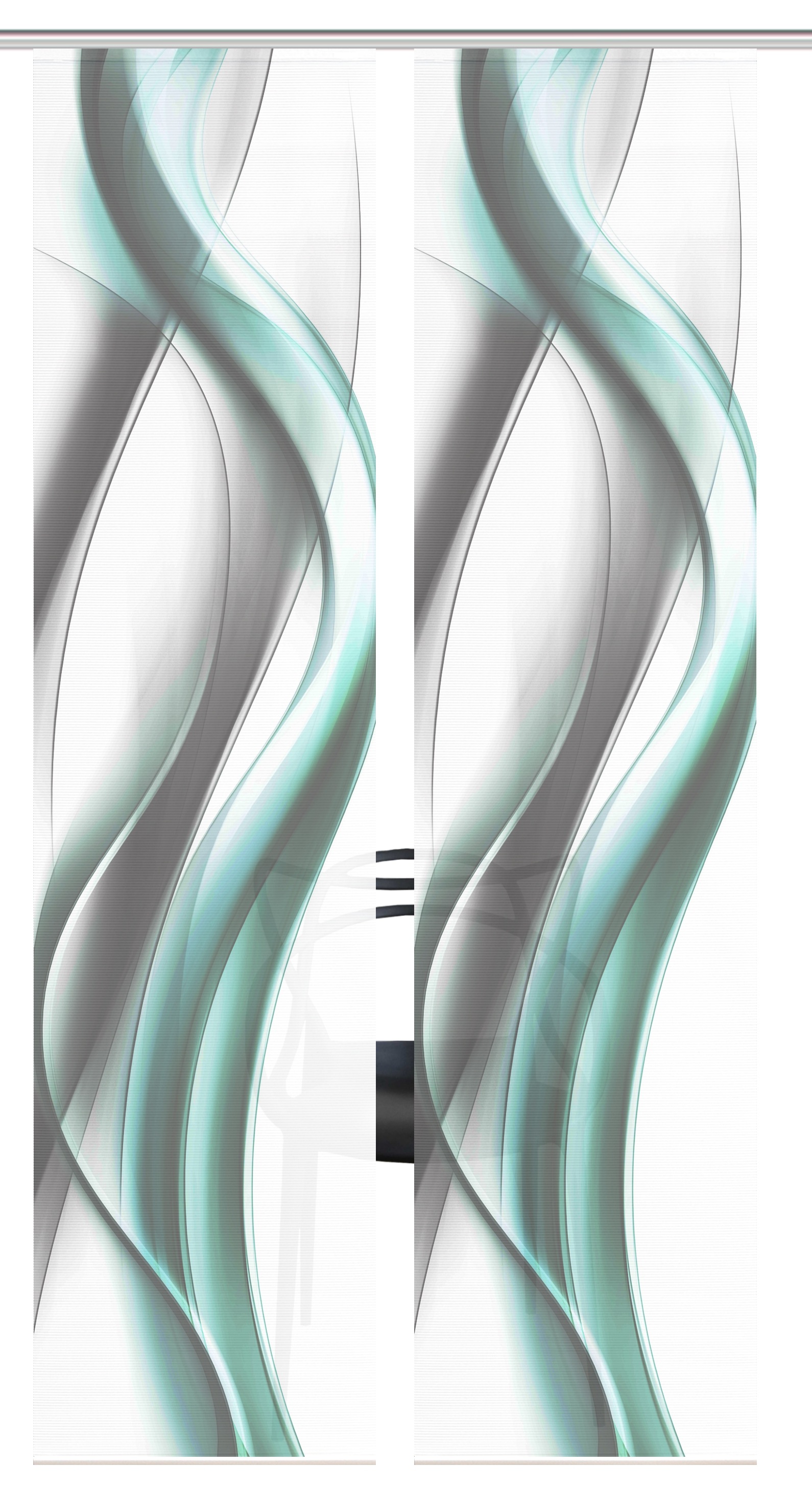 Vision S Schiebegardine »CARA« Paneelwagen 2 Stk. tlg. Schiebevorhang,Bambusoptik,Digitaldruck,SET