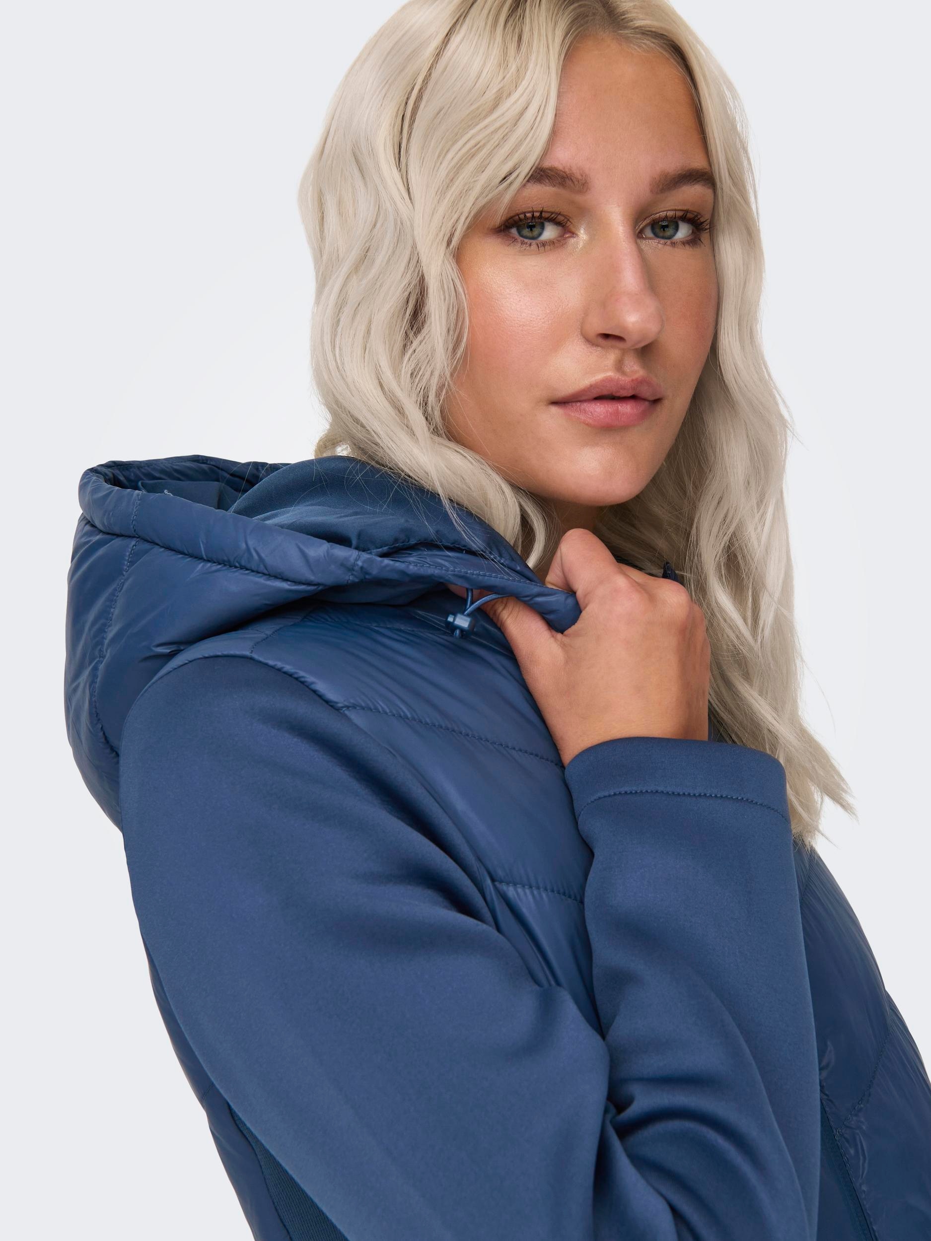 ONLY Steppjacke »ONLSOPHIE MIX FITTED HOOD JACKET CC OTW«, mit Kapuze