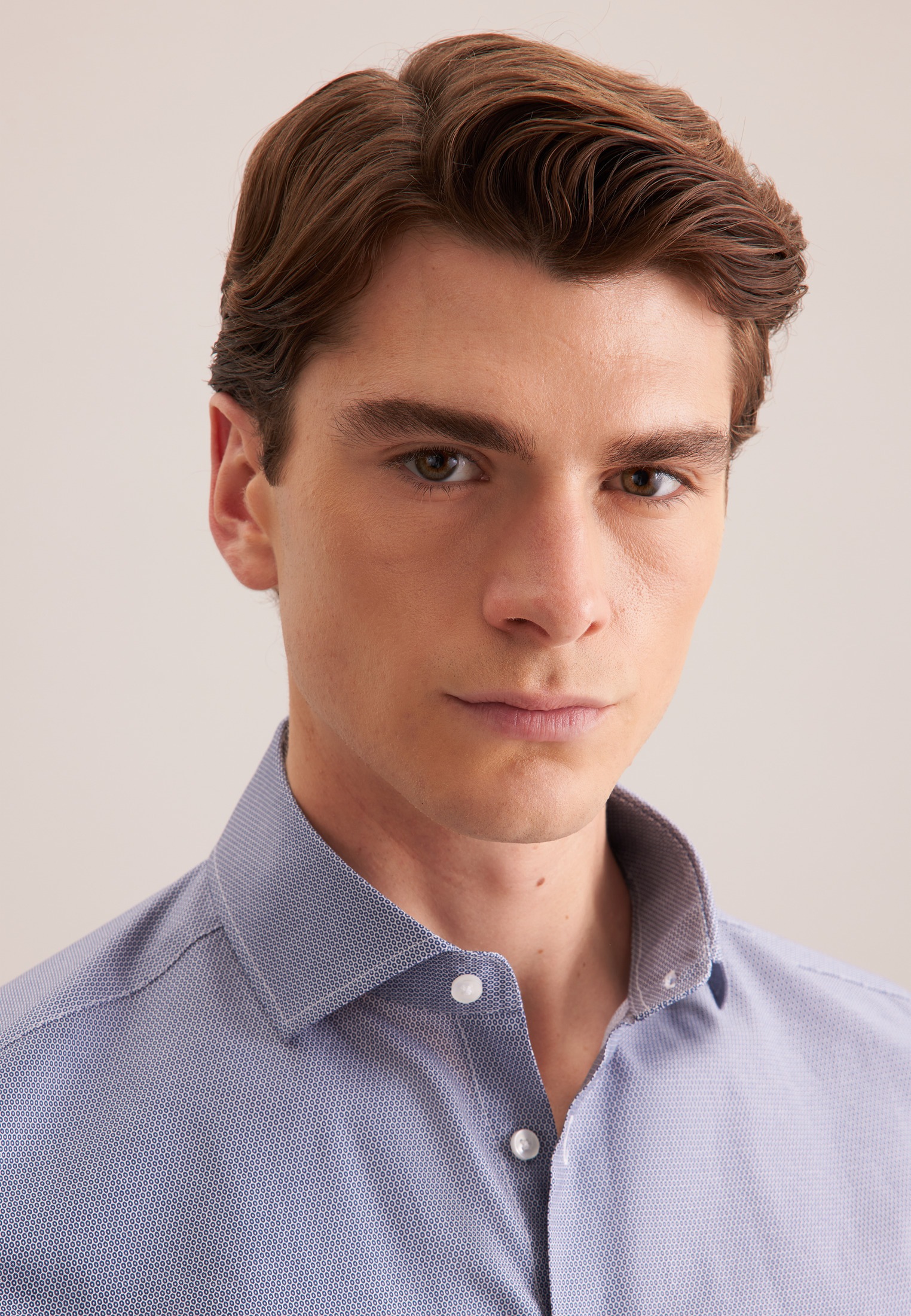 seidensticker Businesshemd »Schwarze Rose« X-Slim 1/1 Kentkragen Druck