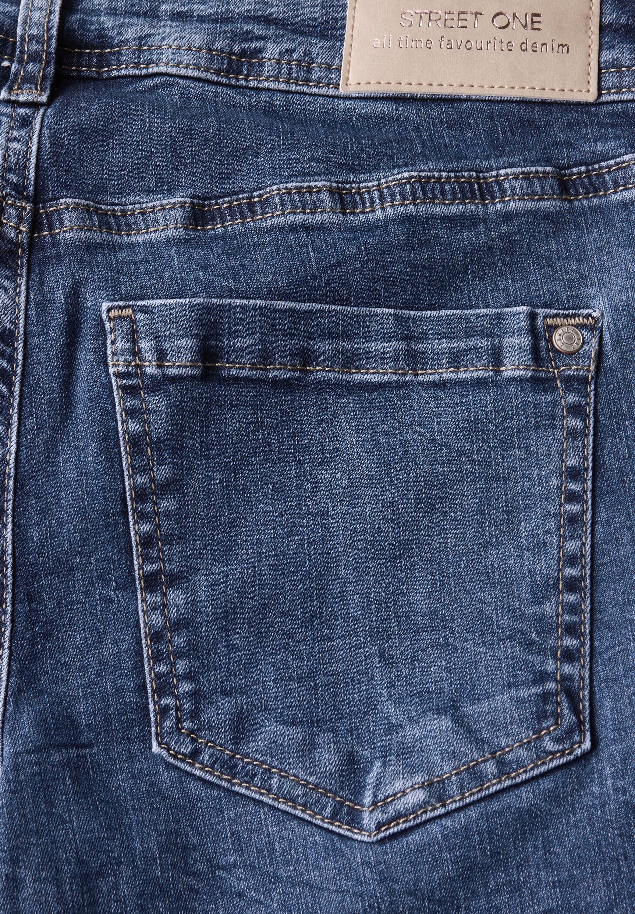 STREET ONE Regular-fit-Jeans »Style Jane«, im Five-Pocket Style