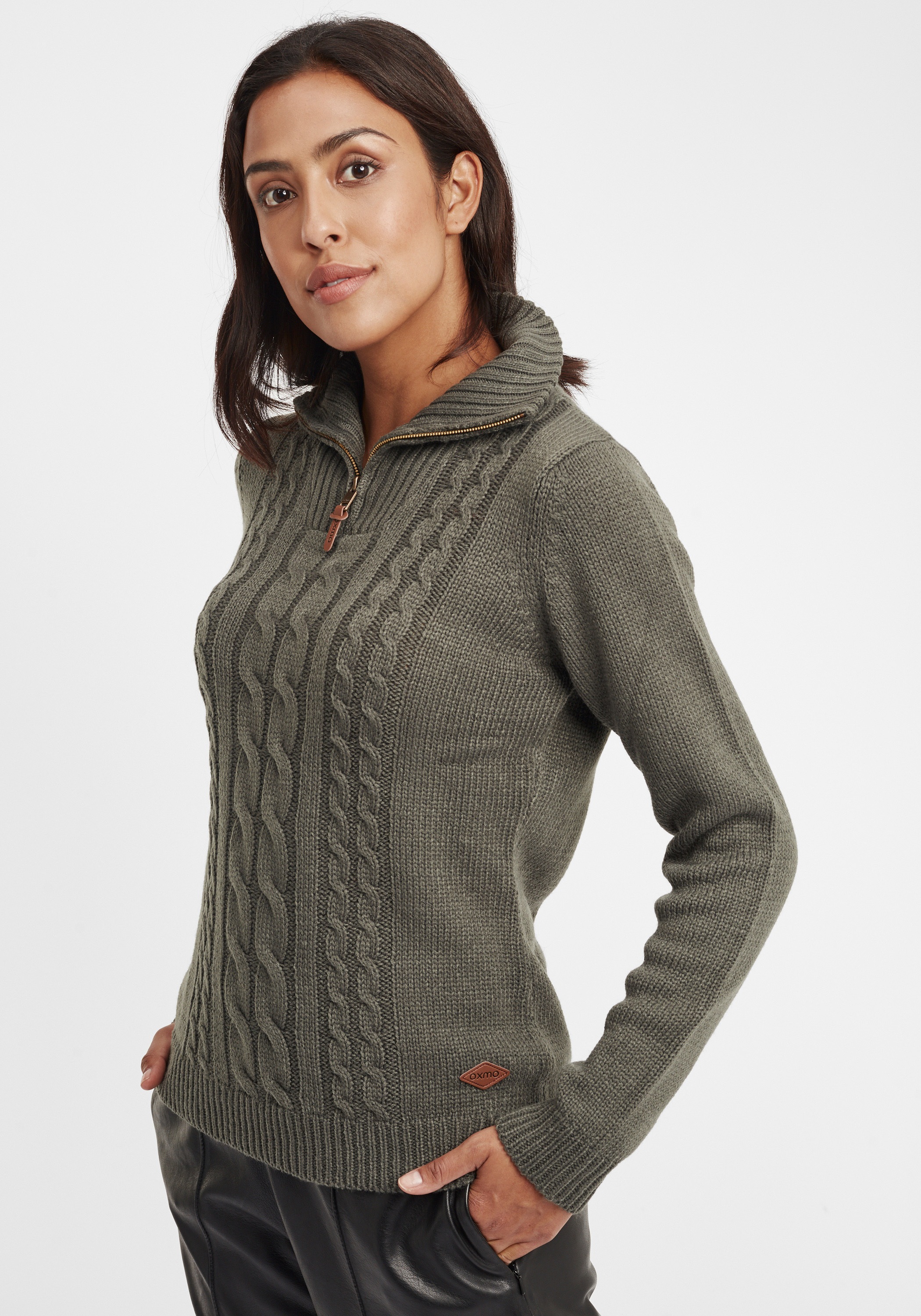 OXMO Strickjacke »Strickpullover OXCarry«