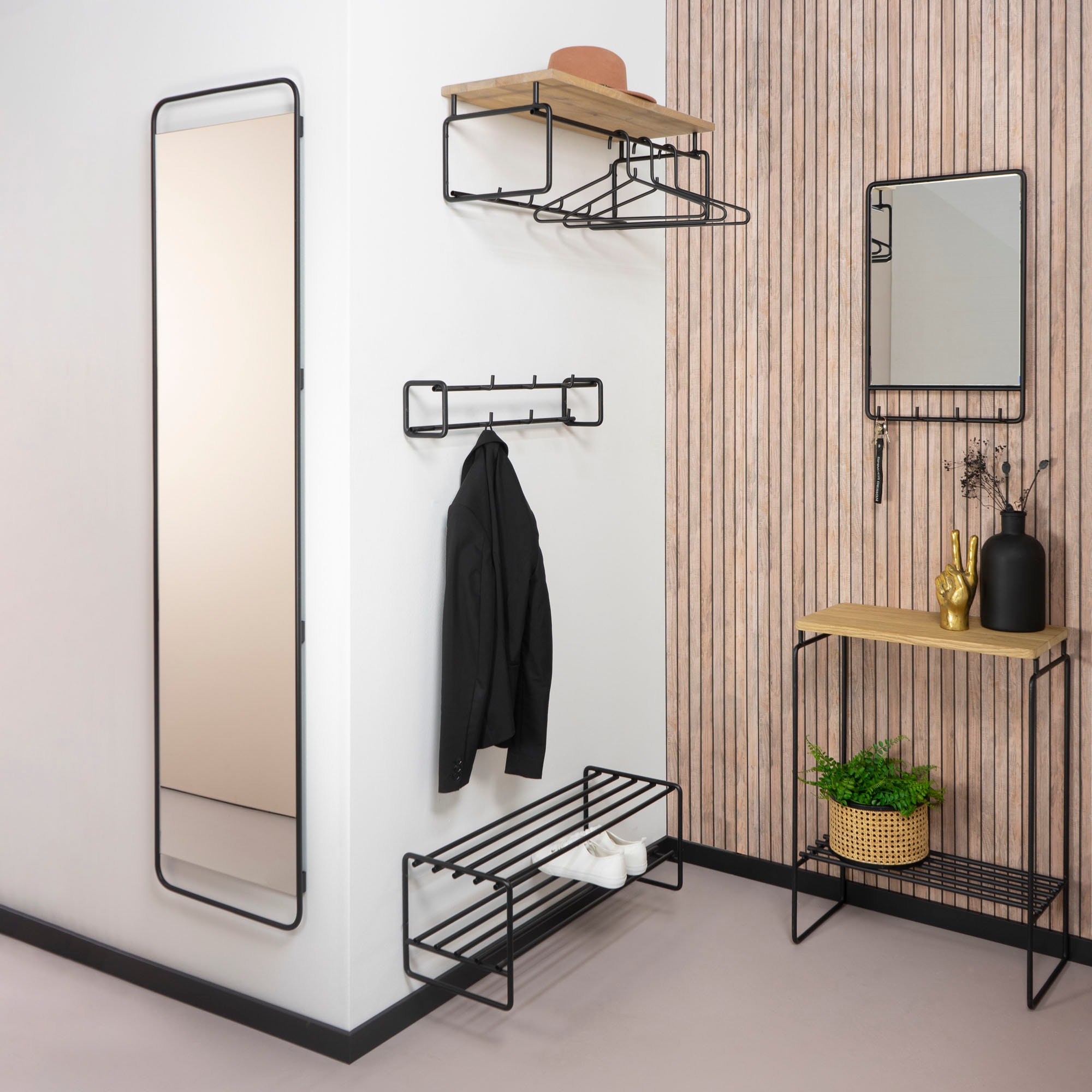 Spinder Design Schuhbank »CLINT SR«, Schuhregal aus Stahl