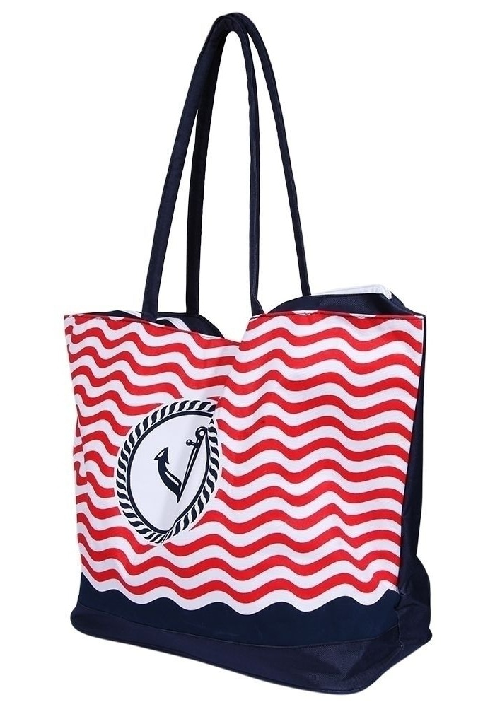 Cham Cham Strandtasche »XXL Badetasche Textil - Große Strandtasche maritim«