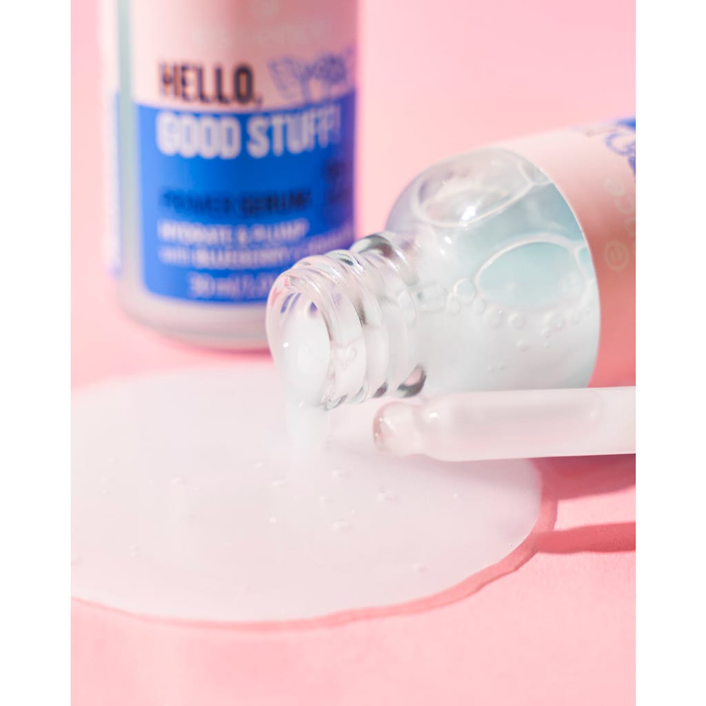 Essence Gesichtsserum »HELLO, GOOD STUFF! PRIMER SERUM HYDRATE & PLUMP«, (Set, 3 tlg.)