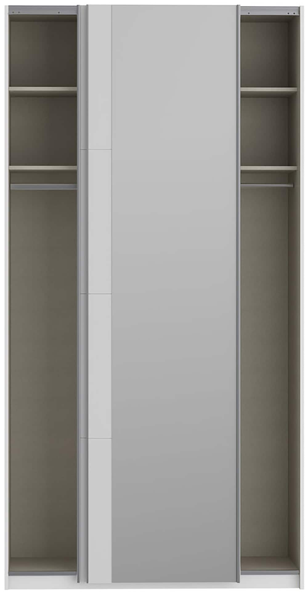 FORTE Schwebetürenschrank »Fittio. Made in Europe, 2 Schiebetüren, modernes Design« Höhe 2,35 mtr, stehende Montage, Spiegel