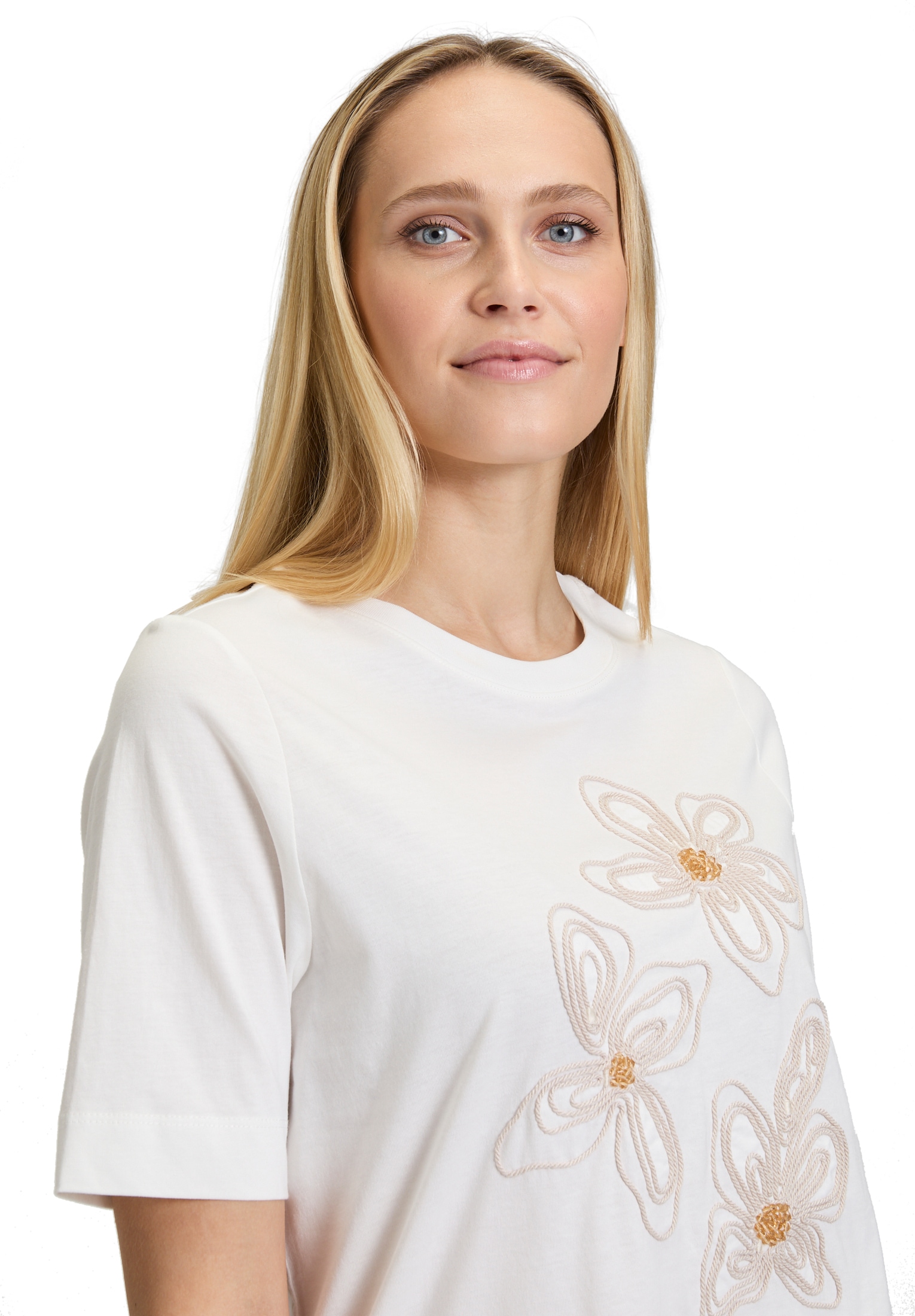 Cartoon Langarmshirt »Baumwollshirt mit Rundhalsausschnitt«