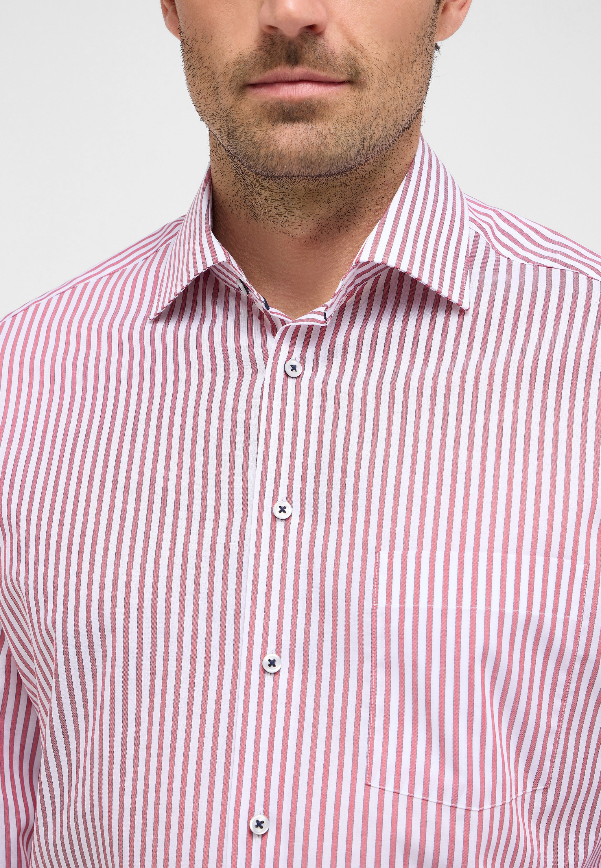 Eterna Langarmhemd »MODERN FIT«, NON IRON (bügelfrei)