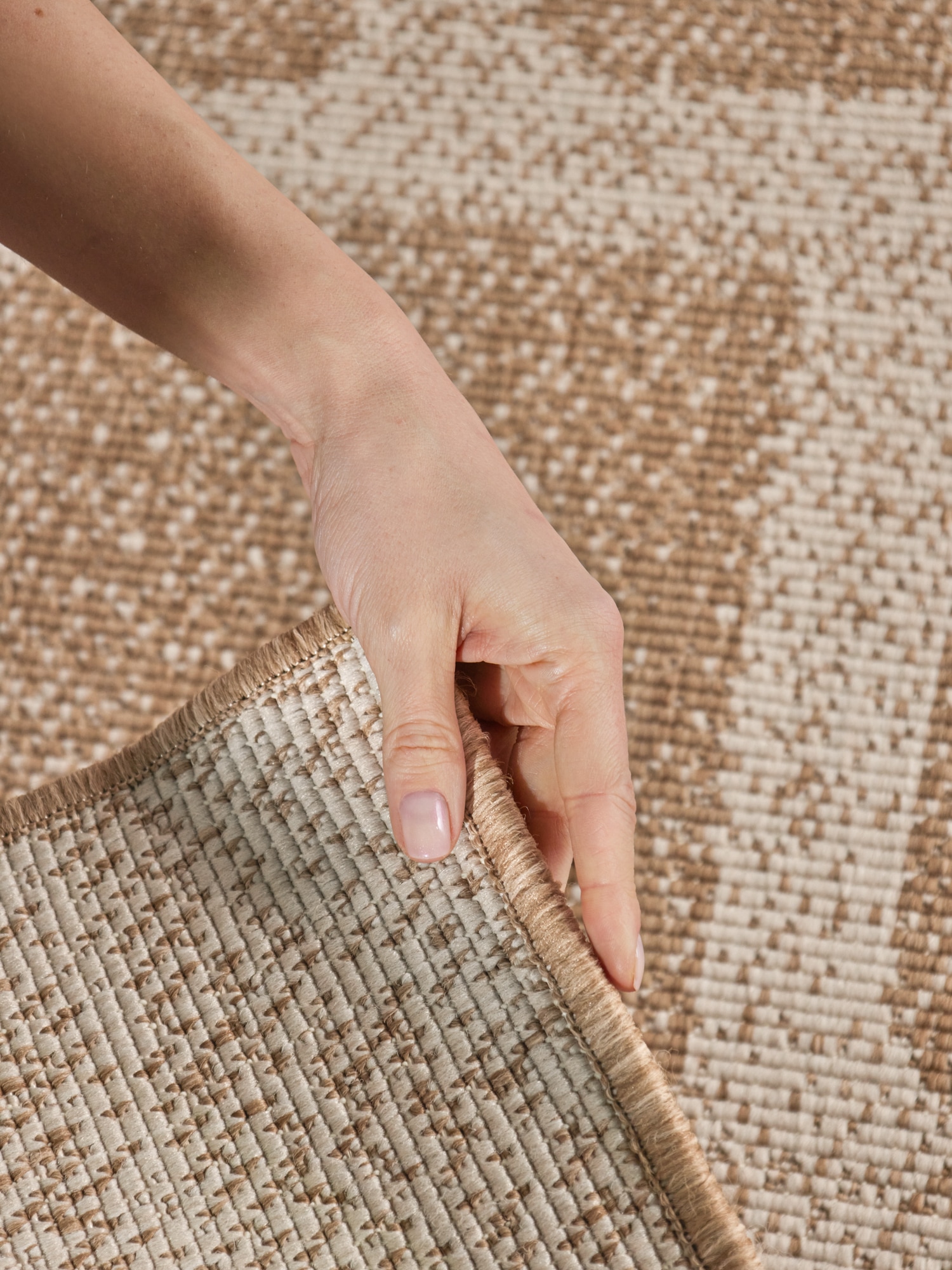 Ted Baker Teppich »Ruskin , Wendeteppich« rechteckig 8 mm Höhe Designteppich, Wetterfest, Pflegeleicht, Modern, Wohnzimmer, Terrasse