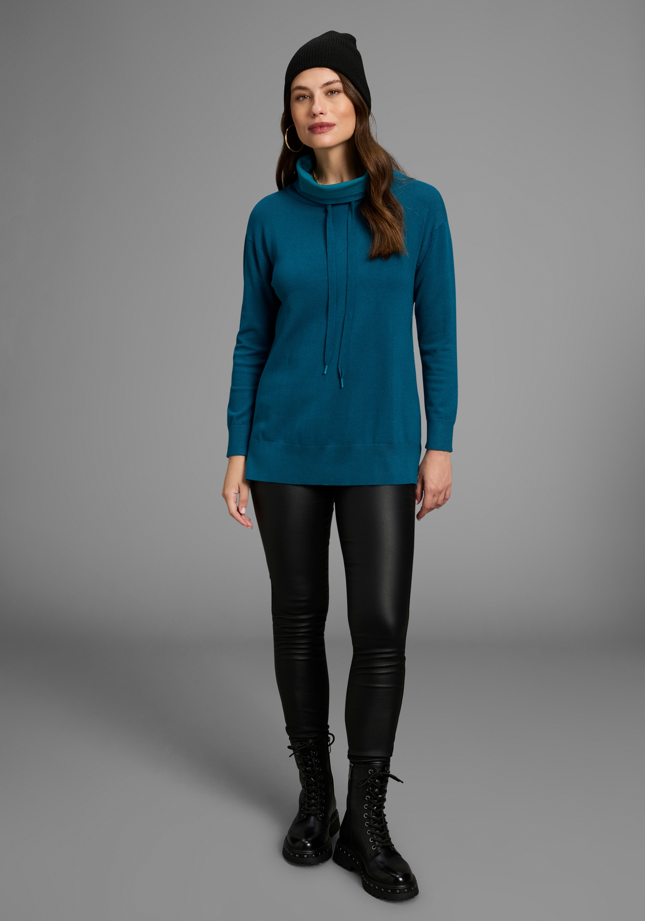 Laura Scott Strickpullover, in lässiger Form mit Schalkragen - NEUE KOLLEKTION