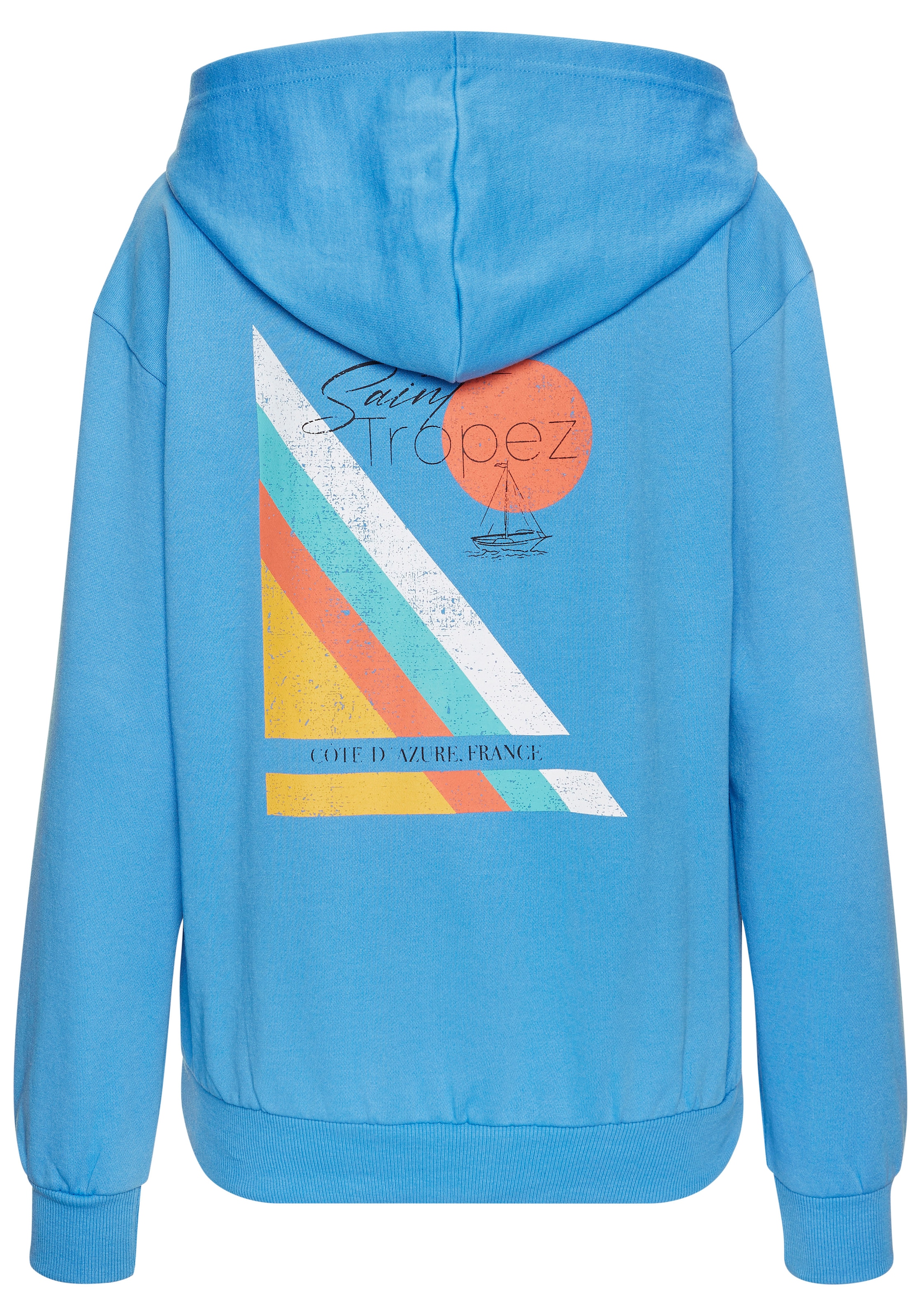 Bench. Kapuzenpullover mit großem Printdruck auf dem Rücken, Loungewear