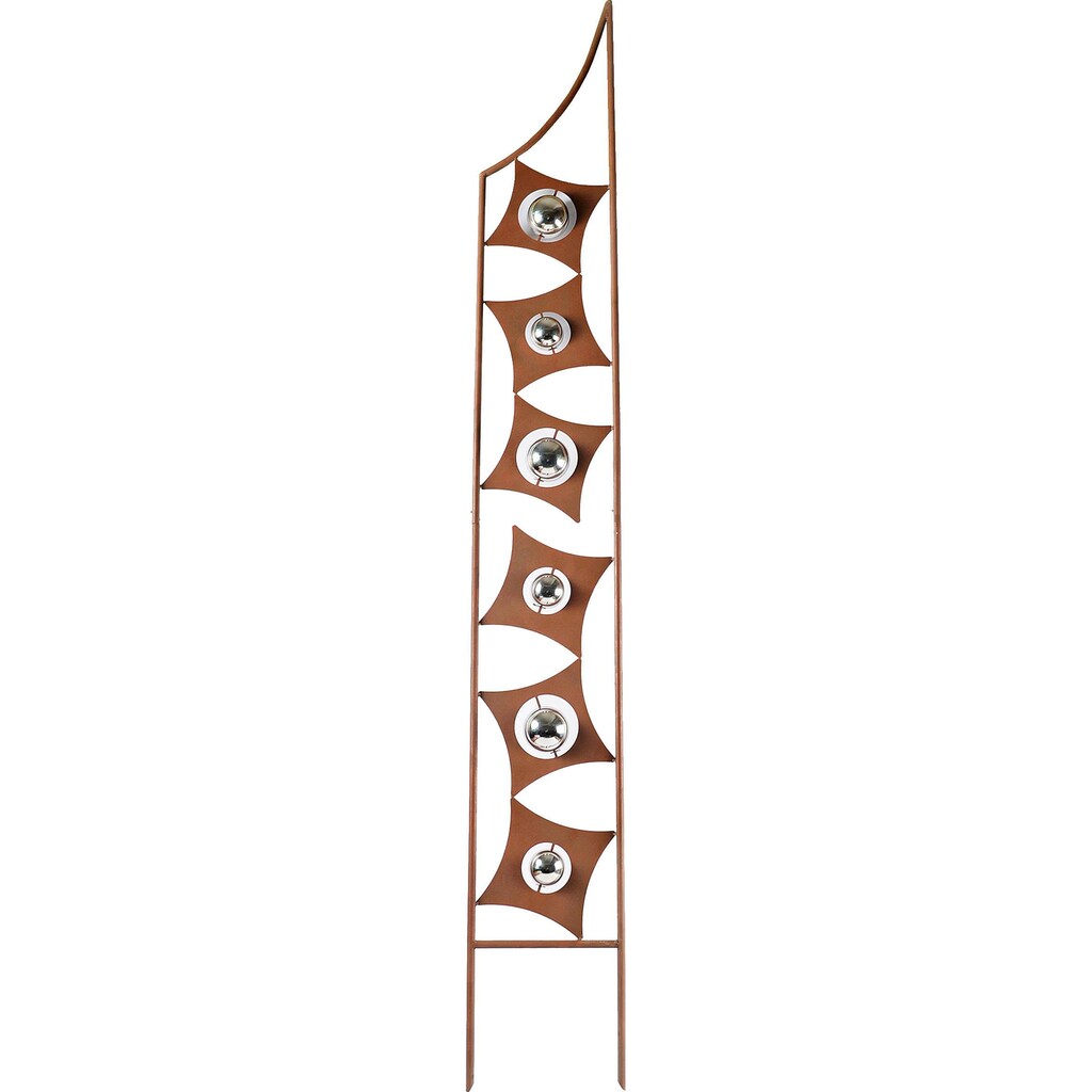 locker Deko-Windrad »Rusty Metal«, in Rostoptik, Materialmix, 190 cm hoch