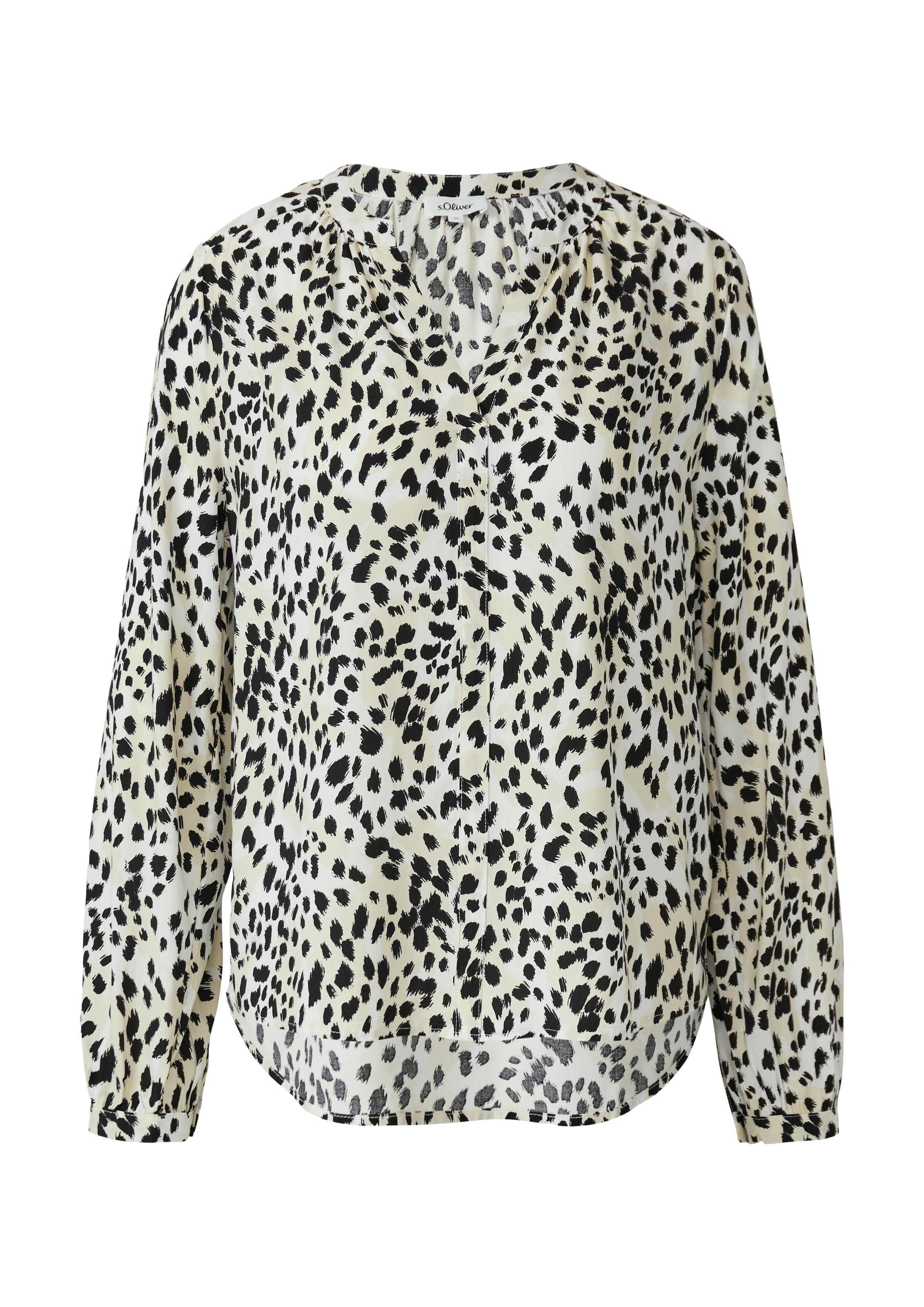 s.Oliver Klassische Bluse, mit All-Over Print