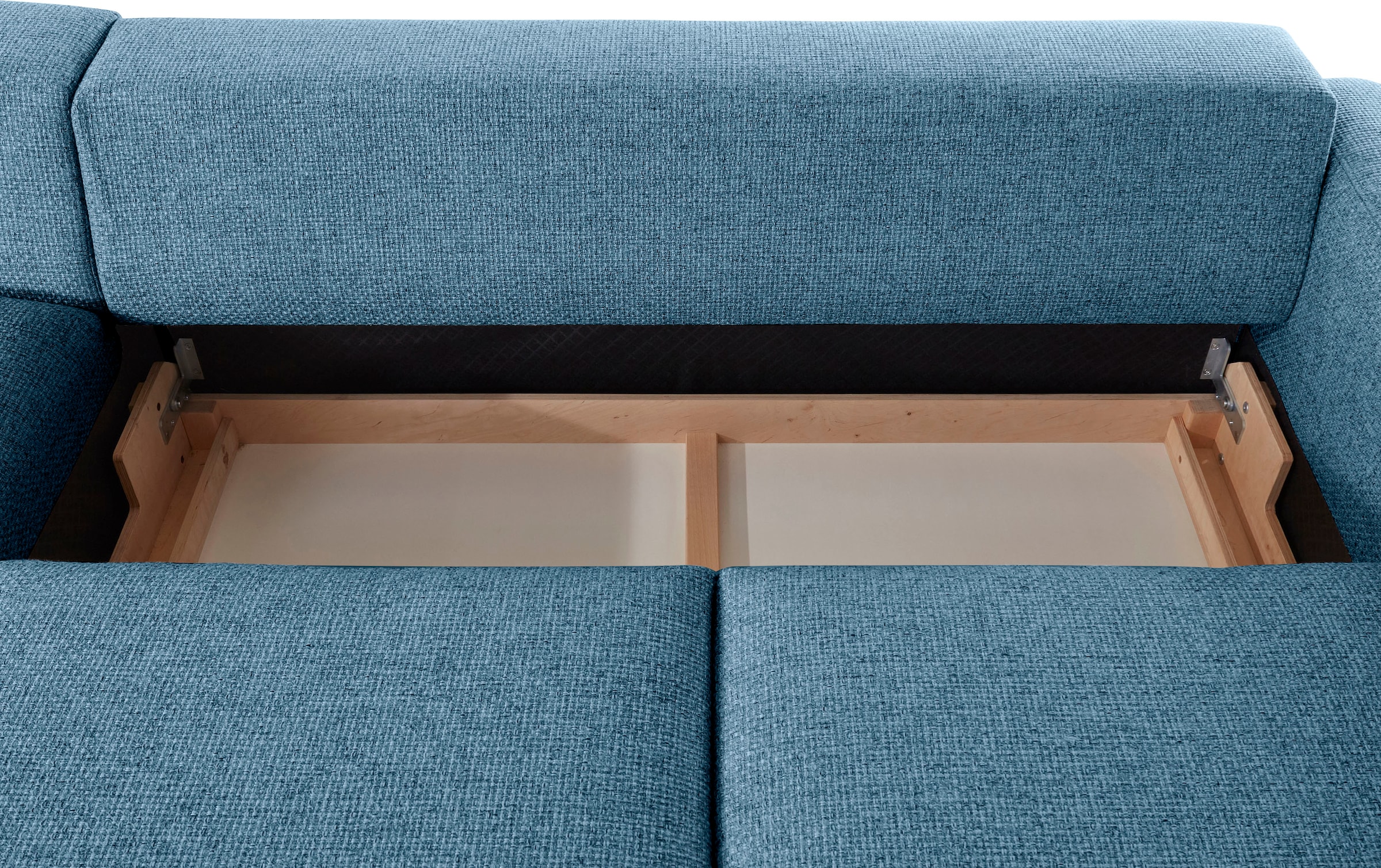 Places of Style Ecksofa »Bloomfield, bequem und elegant, L-Form«, wahlweise mit Bettfunktion und Bettkasten