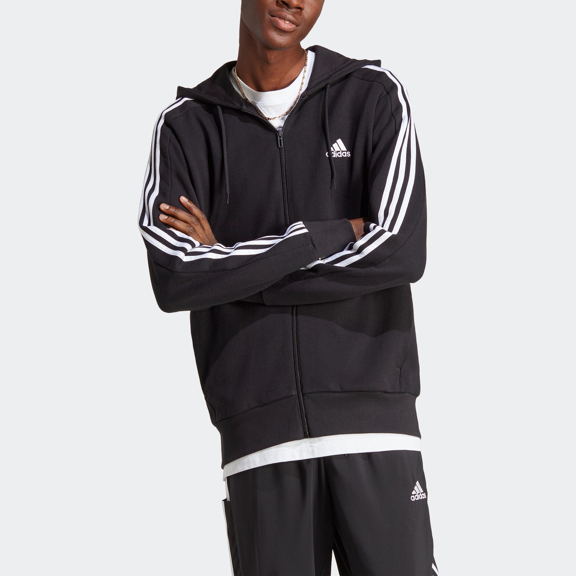 adidas Sportswear Kapuzensweatjacke »M 3S FT FZ HD«