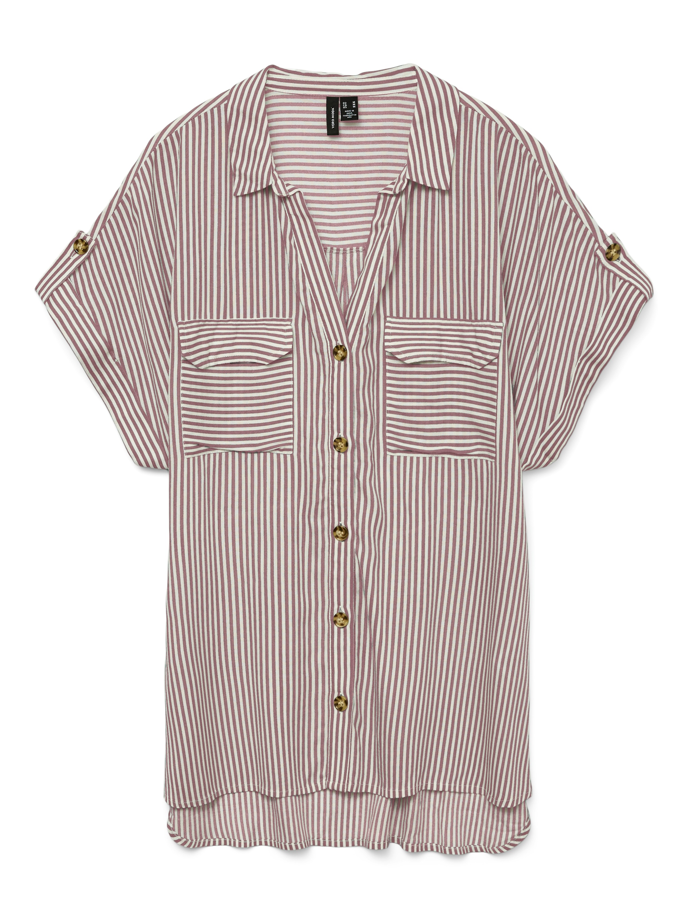 Vero Moda Hemdbluse »VMBUMPY S/S SHIRT WVN GA NOOS«