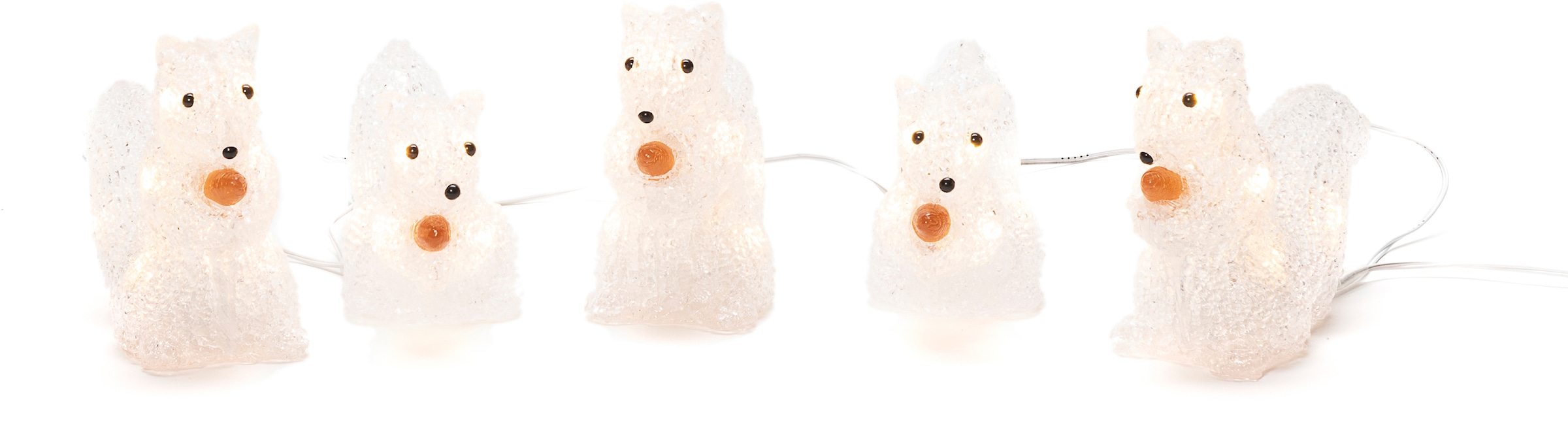 bequem mit Weihnachtsdeko kaufen »Eichhörnchen, aussen«, warmweissen LED-Lichterkette KONSTSMIDE 40 Dioden