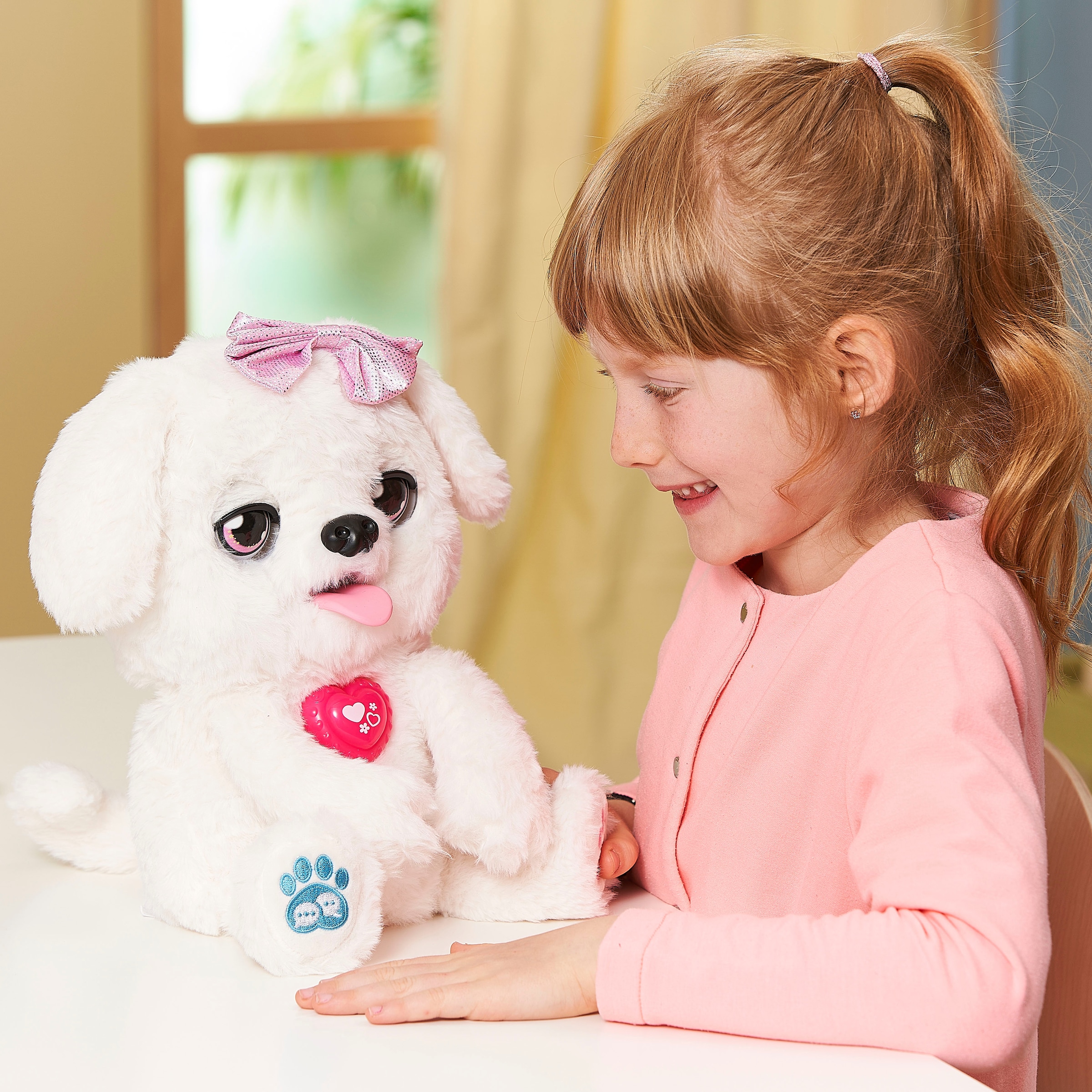 Vtech® Plüschfigur »KidiFriends Schlecki, das Kuschel-Hündchen«, mit Licht- und Soundeffekten