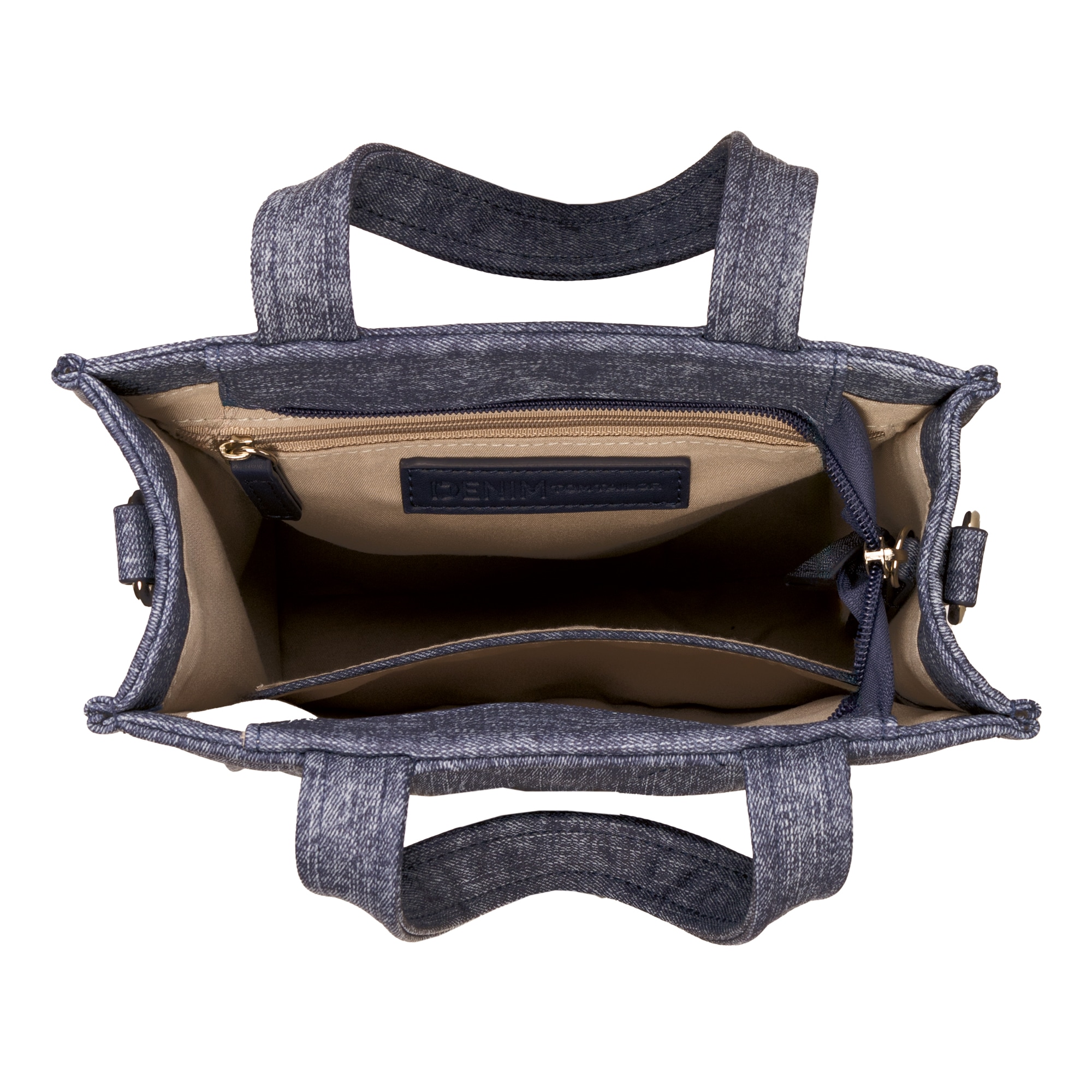 TOM TAILOR Denim Shopper »Wanessa«, aus Lederimitat in Denim Optik