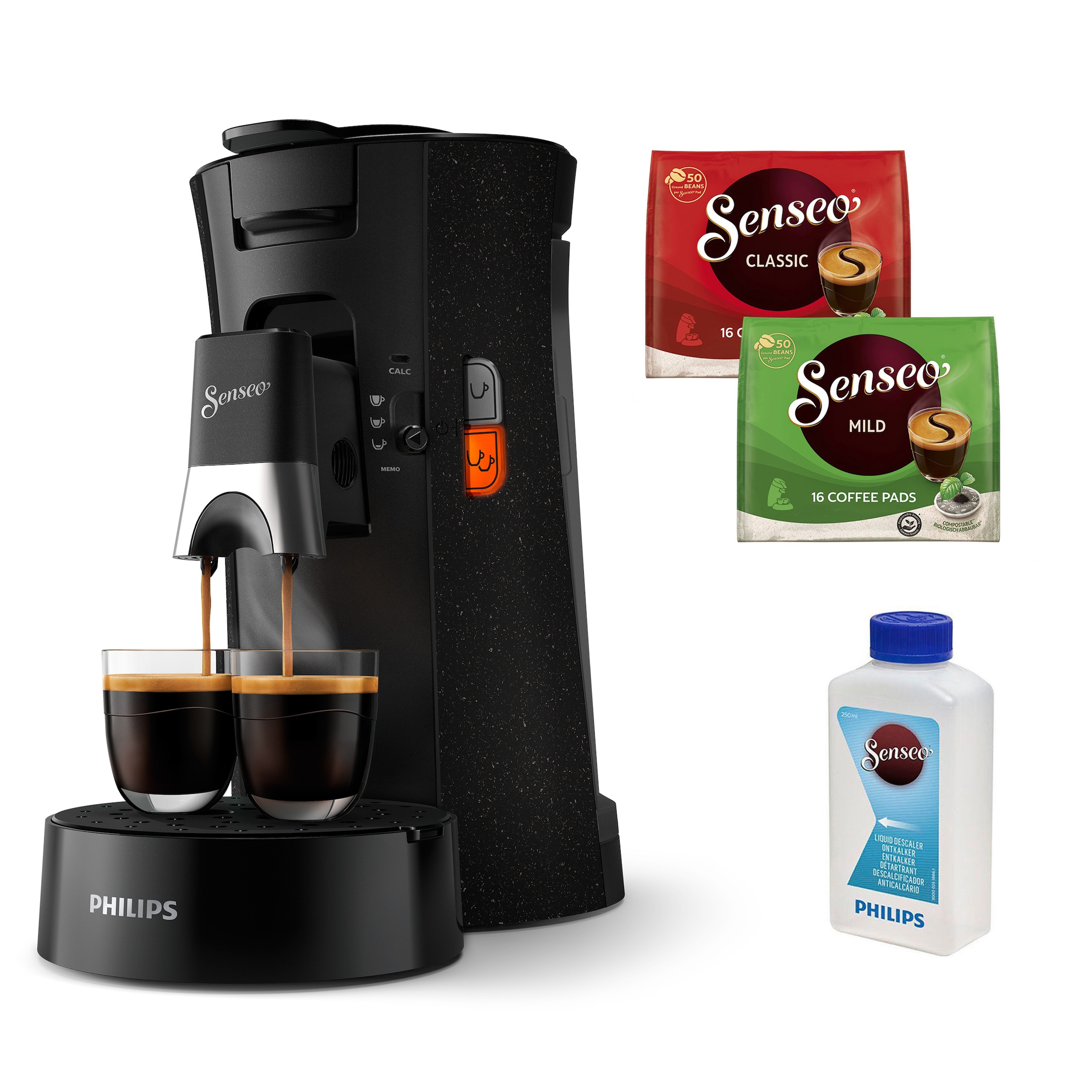 Philips Senseo Kaffeepadmaschine »Select ECO CSA240/20, mit drei Kaffee-Einstellungen«, aus 21% rec. Plastik, Memo-Funktion, inkl. Gratis-Zugabe, Wert 14€ UVP