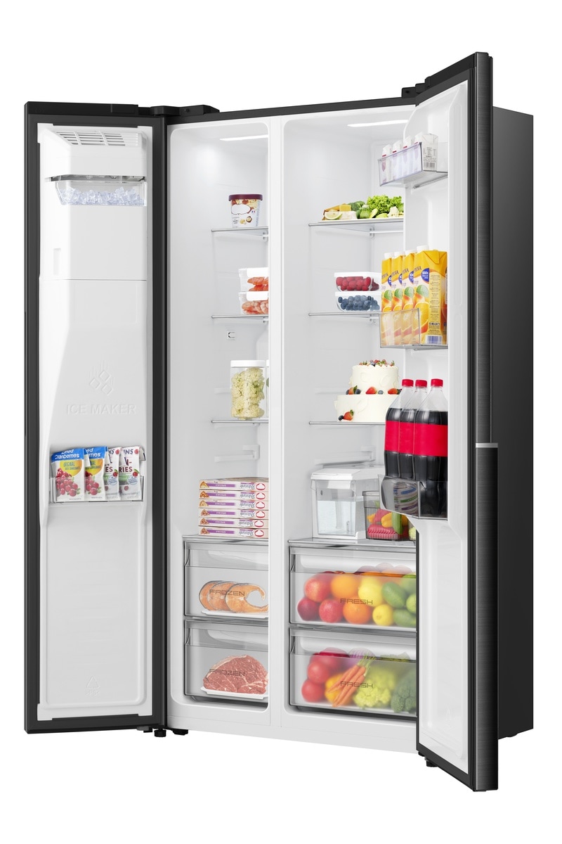 GORENJE Side-by-Side »NRS917E61BX« 178,6 cm hoch 91,1 cm breit Wasser-& Eisspender