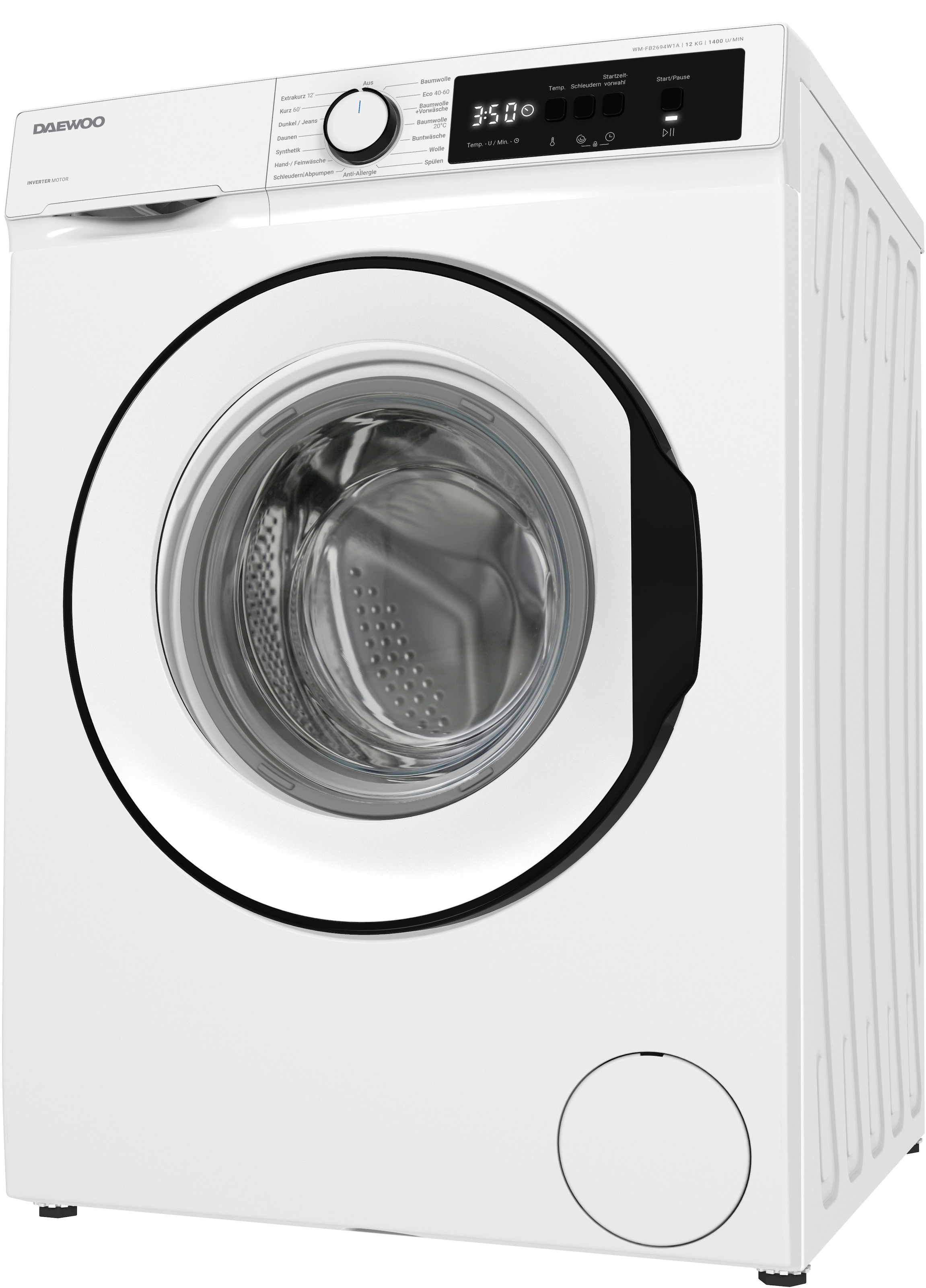 Daewoo Waschmaschine »WM-FB2694W1A-DE«, 12 kg, 1400 U/min