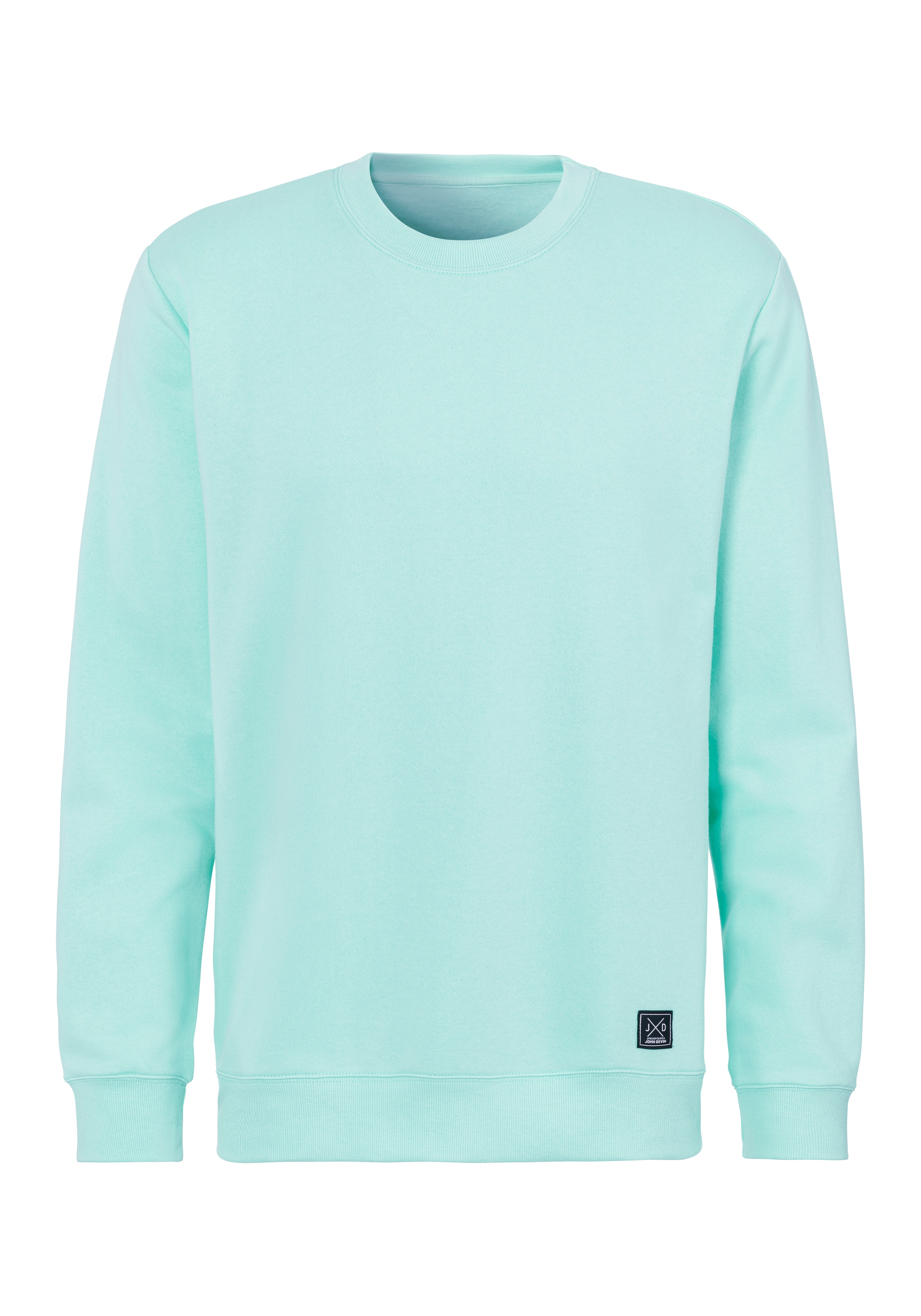 John Devin Sweatshirt, Langarm, Pullover mit Rundhals, Baumwollmischung