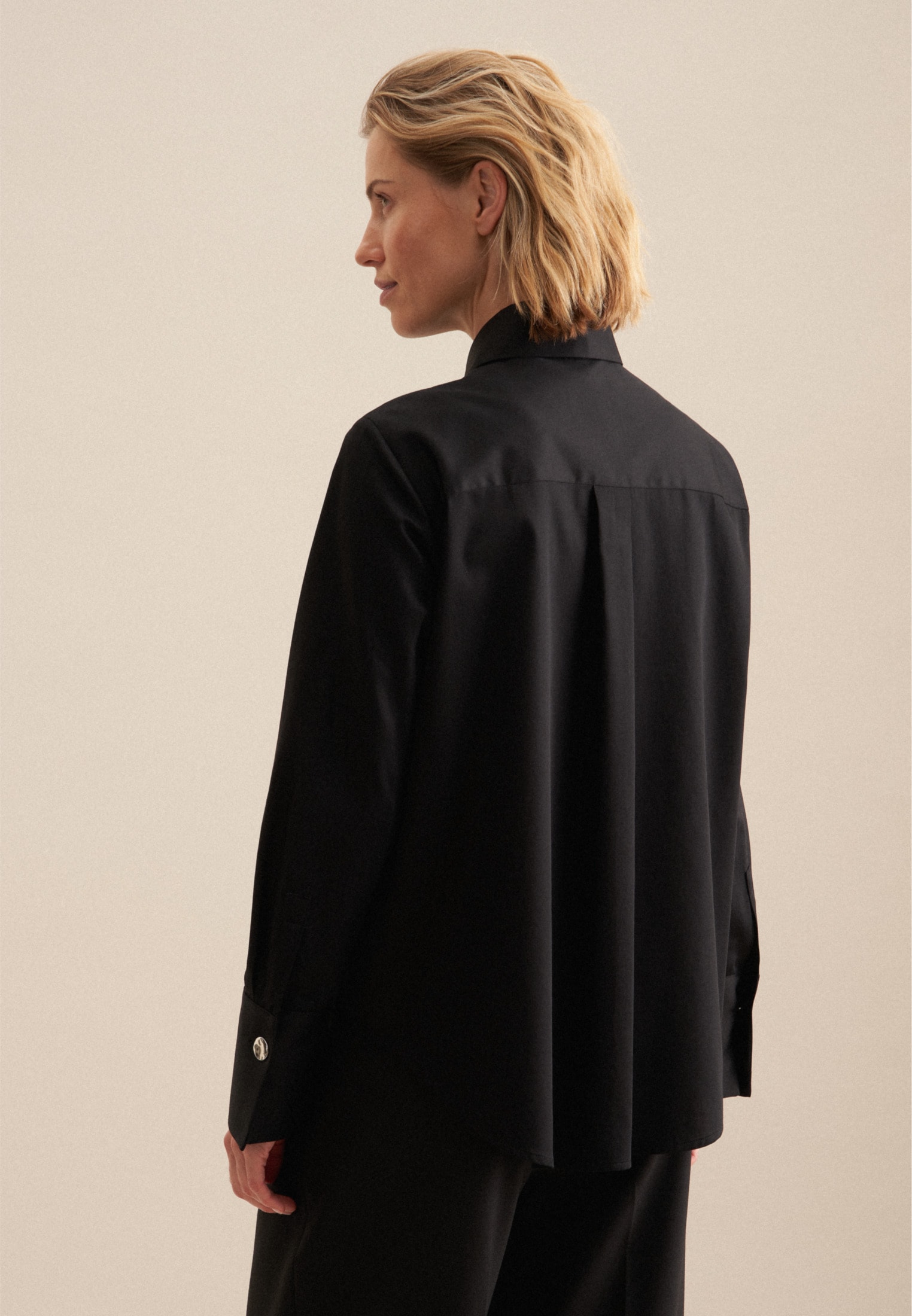 seidensticker Hemdbluse »Schwarze Rose« 1/1 Kragen Uni