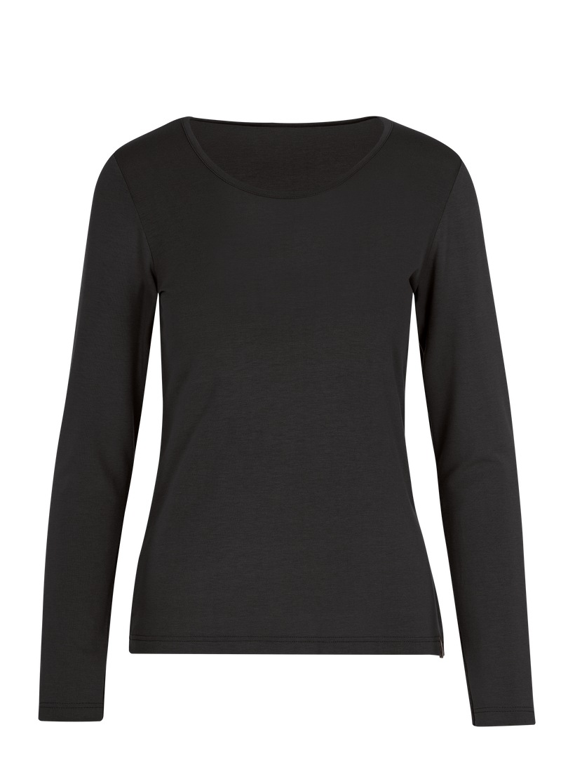 Trigema Longsleeve »TRIGEMA Shirt aus Viskose Langarm«, (1 tlg.)