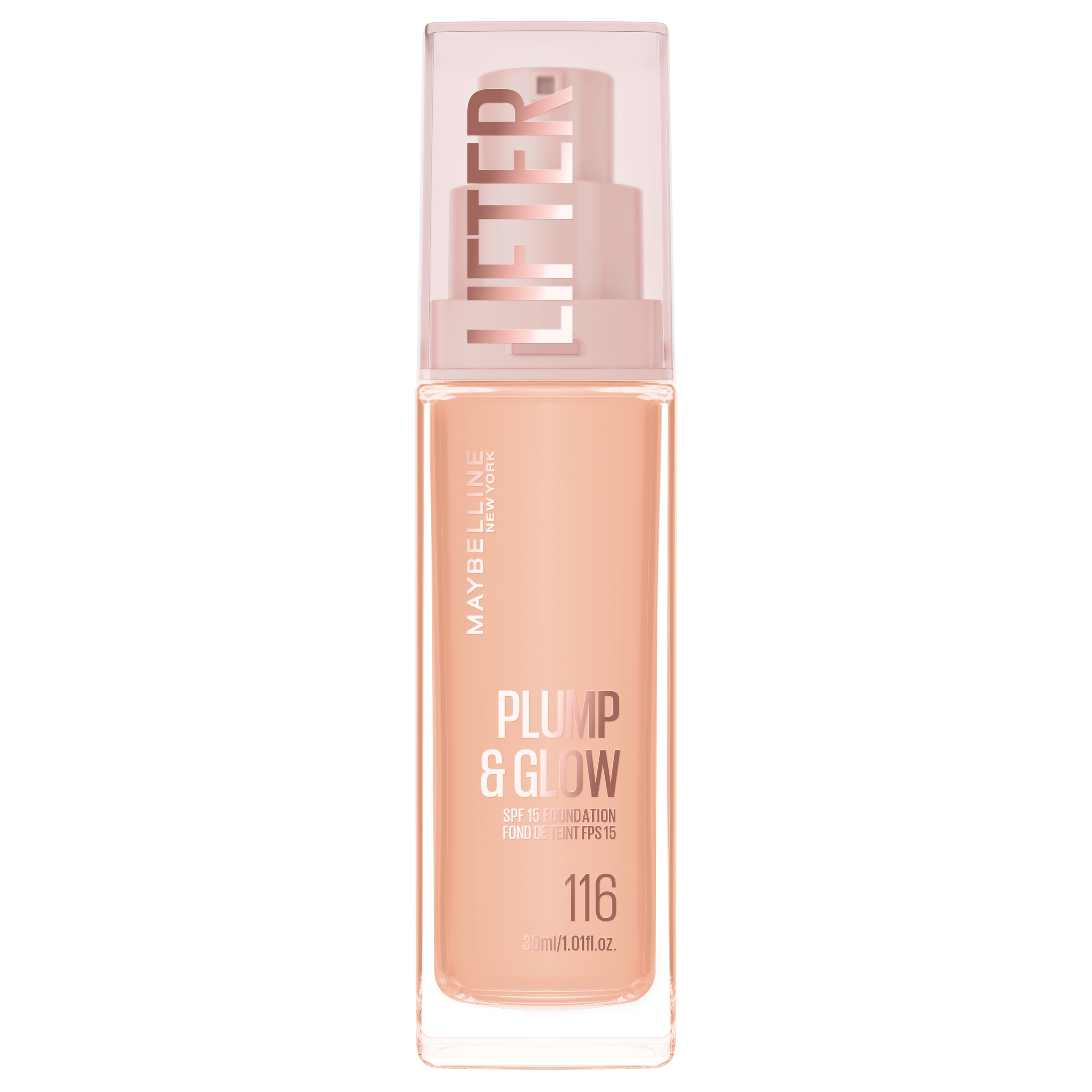 MAYBELLINE NEW YORK Foundation »LIFTER PLUMP AND GLOW FOUNDATION« verleiht sofort einen strahlenden Glow