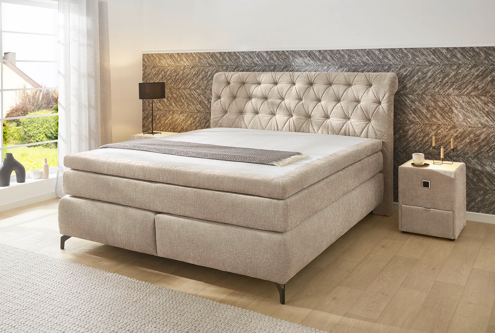 Jockenhöfer Gruppe Boxspringbett »Scarlett«, mit Kaltschaum-Topper