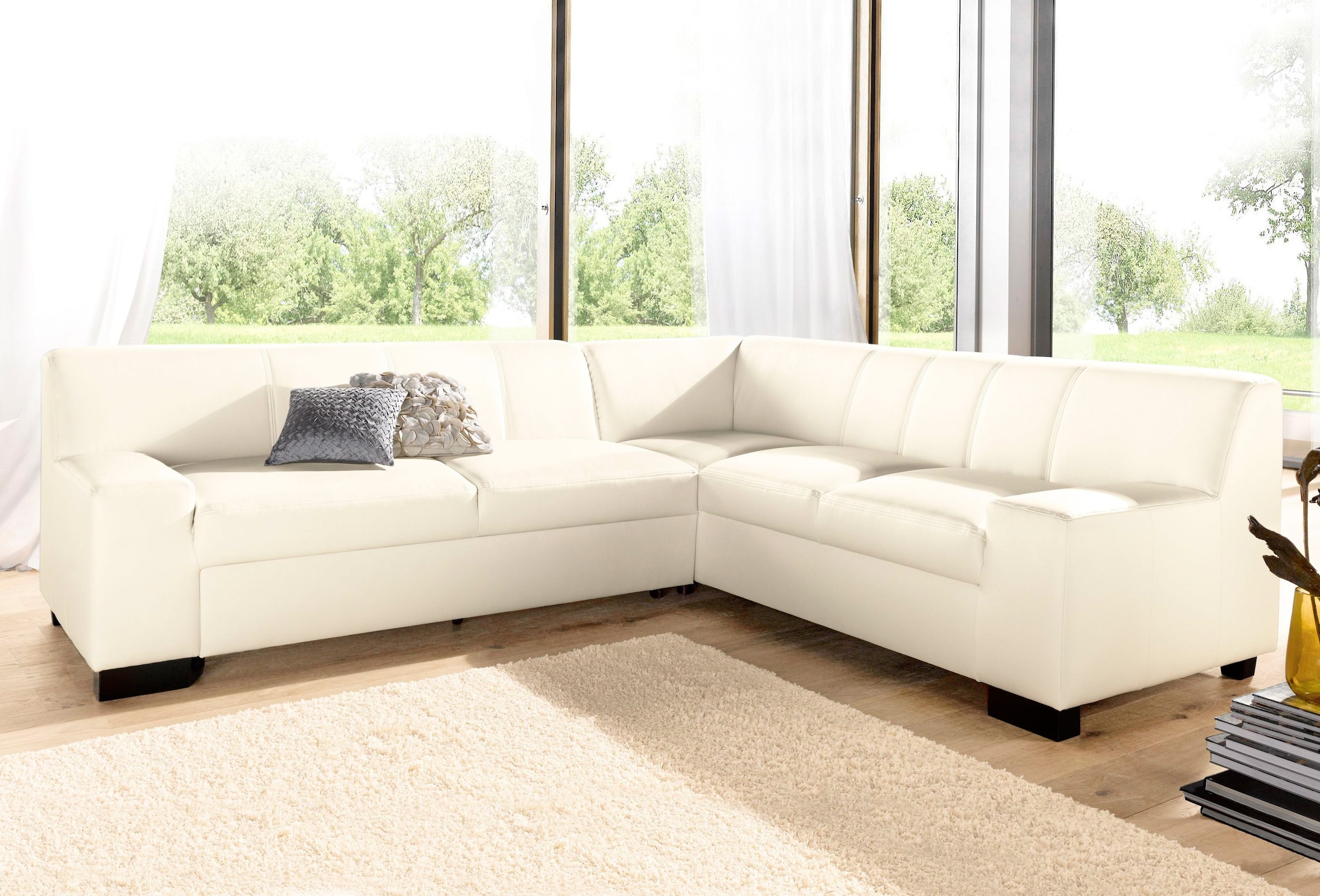 DOMO collection Ecksofa »Norma Top L-Form«, wahlweise mit Bettfunktion