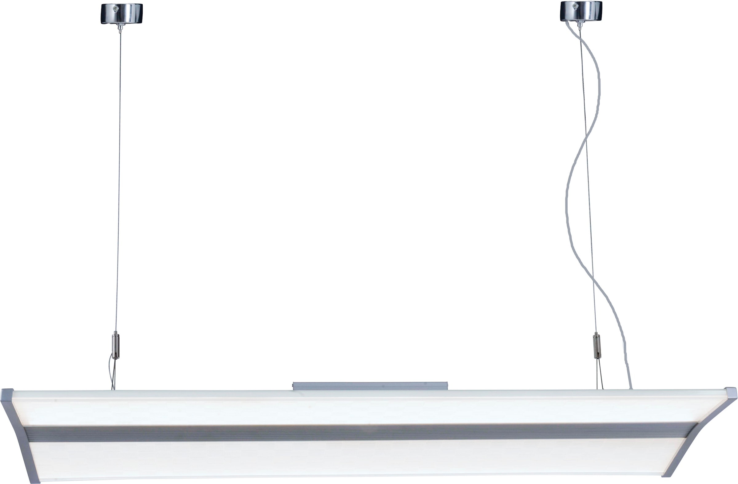 näve LED Pendelleuchte »Foson«, 1 flammig, Büro/Arbeitszimmer Farbe grau Lichtfarbe neutralweiß L: 80cm B: 30cm