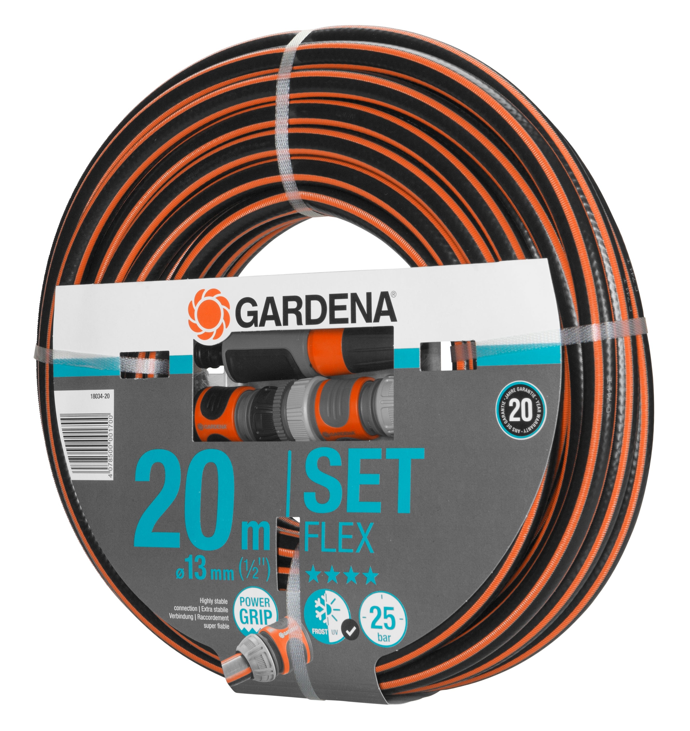 GARDENA Flexschlauch »Comfort FLEX ,18034-20« 13 mm (1/2"), Länge: 20 m, mit Systemteilen