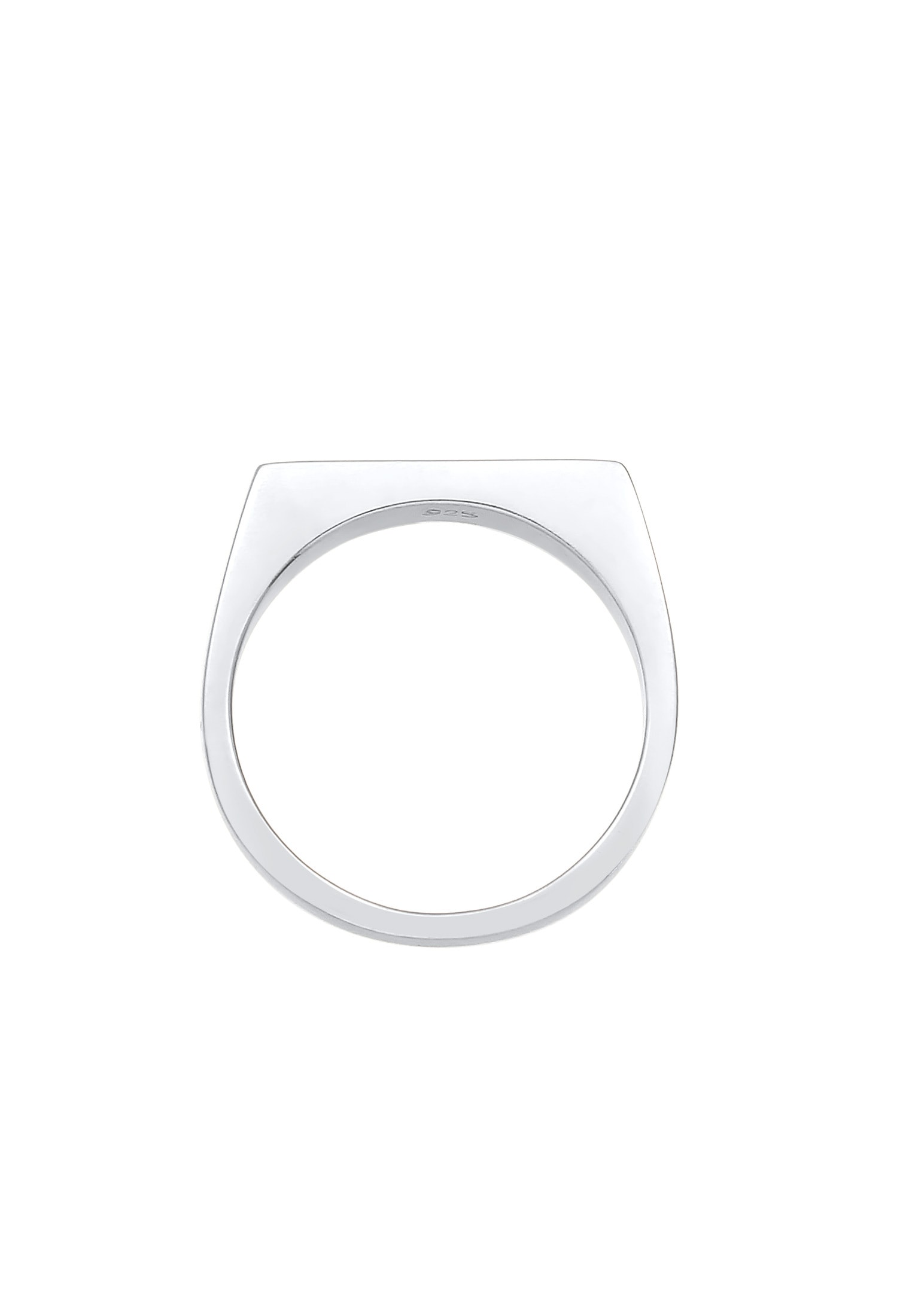 Elli Siegelring »Ring Siegelring Rechteck Pinky Ring 925 Silber«