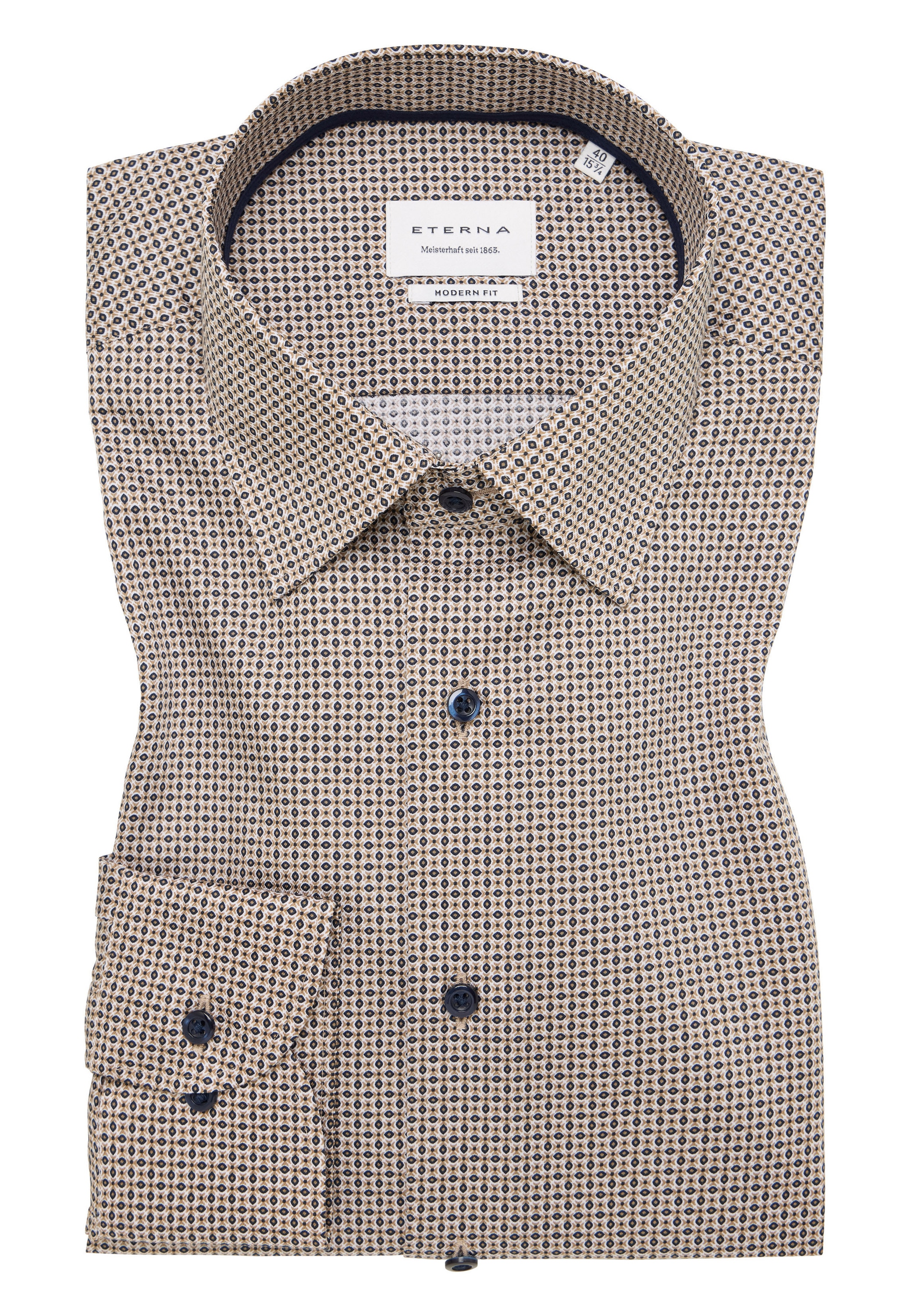 Eterna Langarmhemd »MODERN FIT«, NON IRON (bügelfrei)