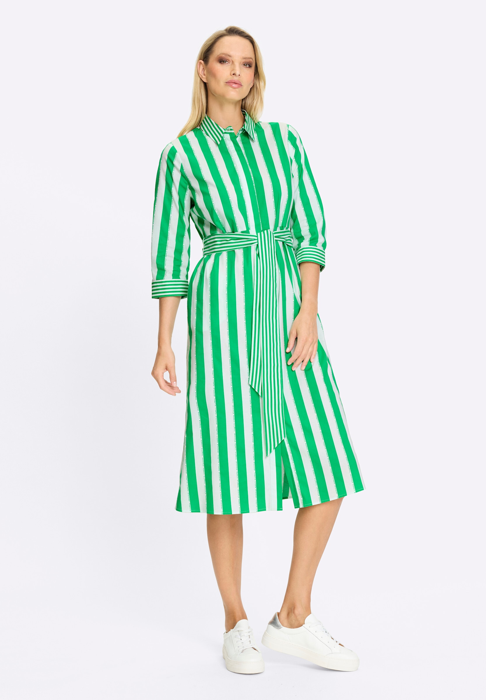 heine Hemdblusenkleid »Streifenkleid Hemdblusenkleid mit Streifen« Nahttasche