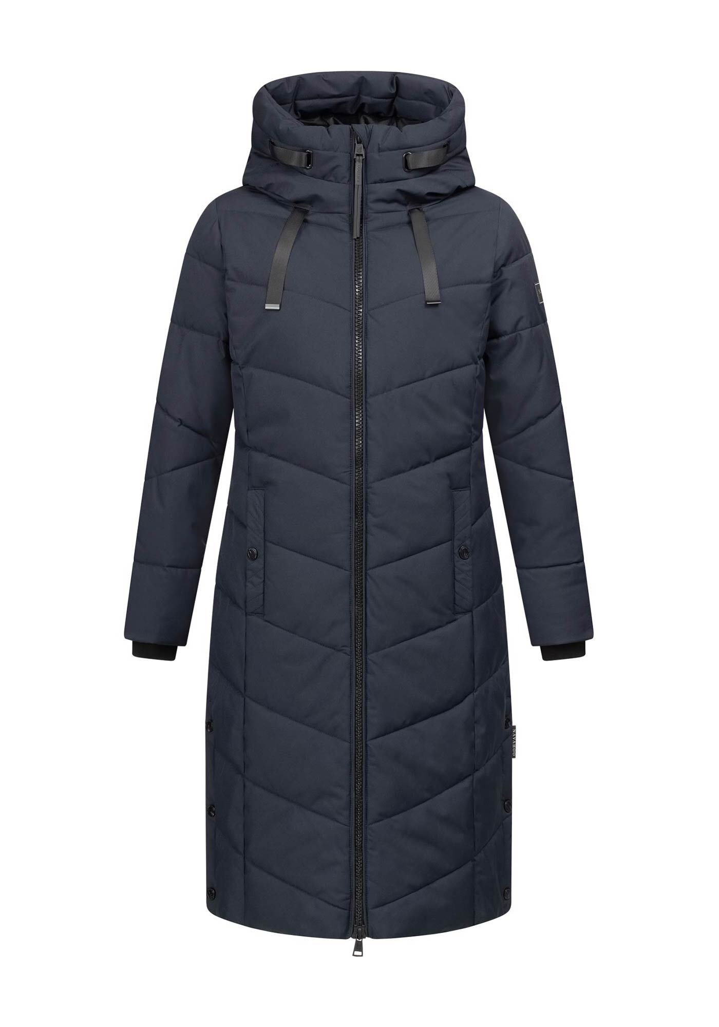 Navahoo Winterjacke »Navahoo Schmatzibaer lange Damen Winter Steppjacke N009«