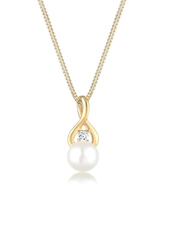 Elli Premium Perlenkette »Infinity Unendlichkeit Topas 585 Gelbgold« kaufen