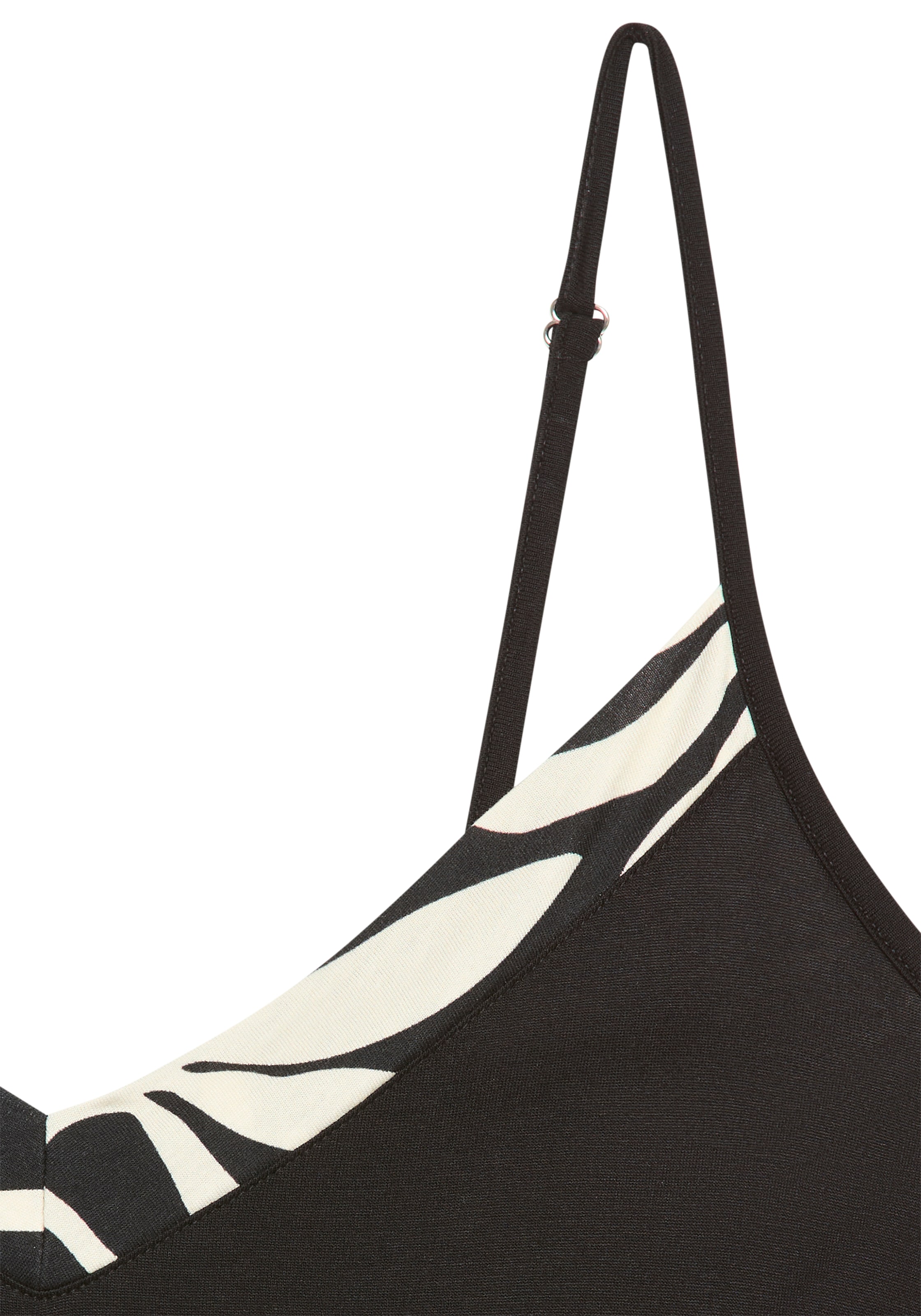 French Connection Negligé 1-teilig,  im zeitlosen Schwarz-Weiß-Look