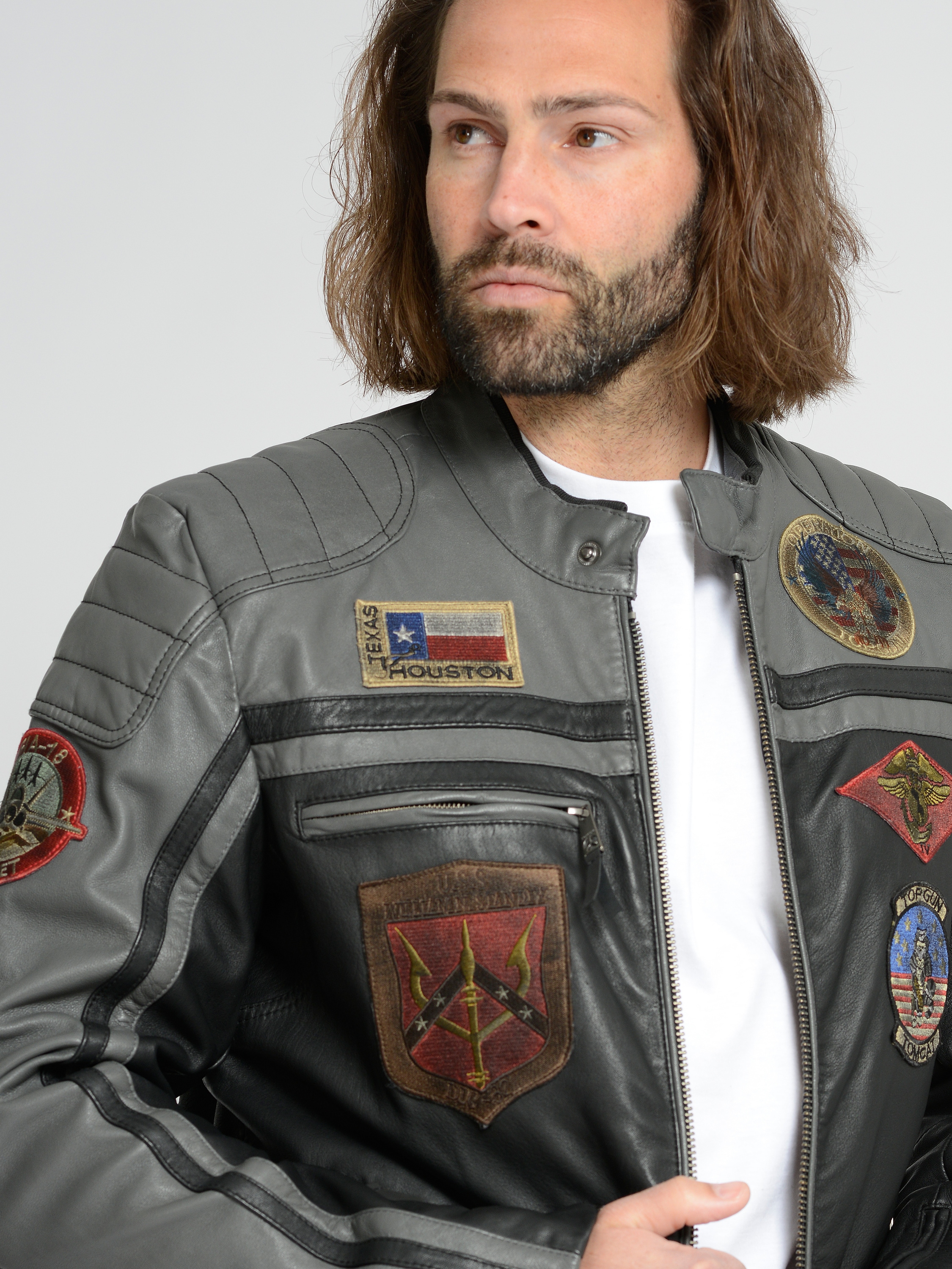 TOP GUN Lederjacke »Lederjacke TGJ1005«