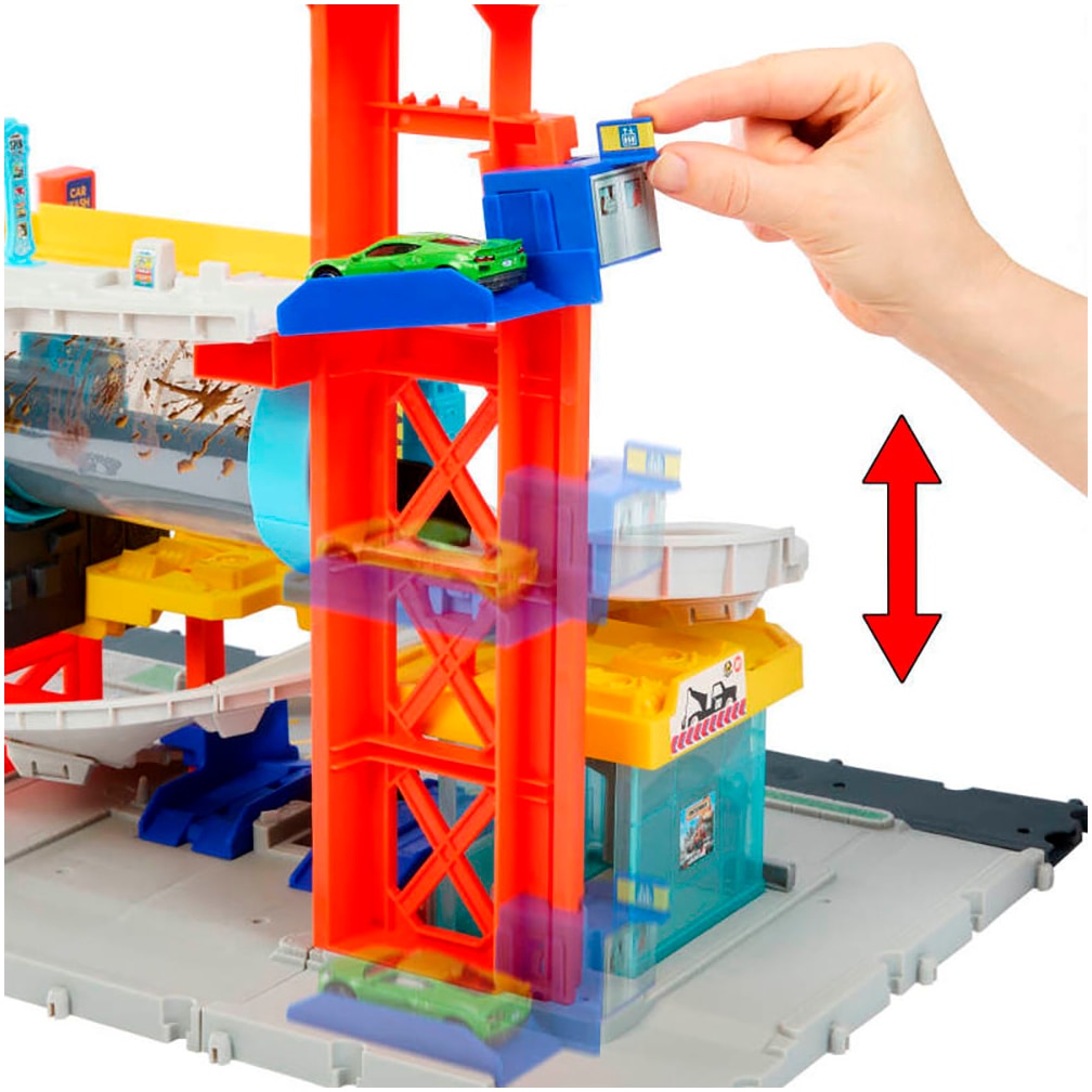 MATCHBOX Spiel-Gebäude »Matchbox Super Auto Center« inklusive 2 Spielfahrzeugen