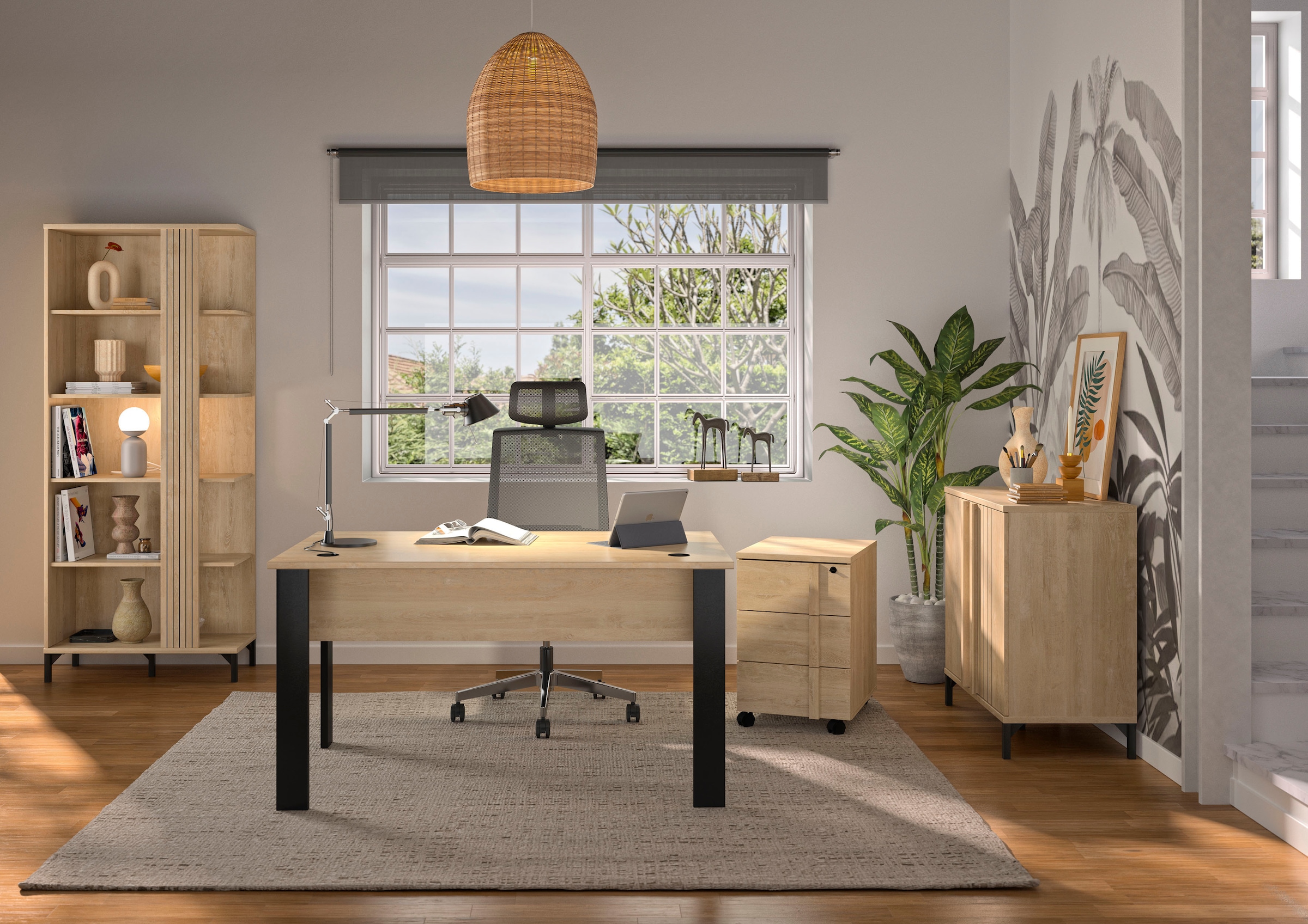 Gami Schreibtisch »Faro« moderner Industrial Look