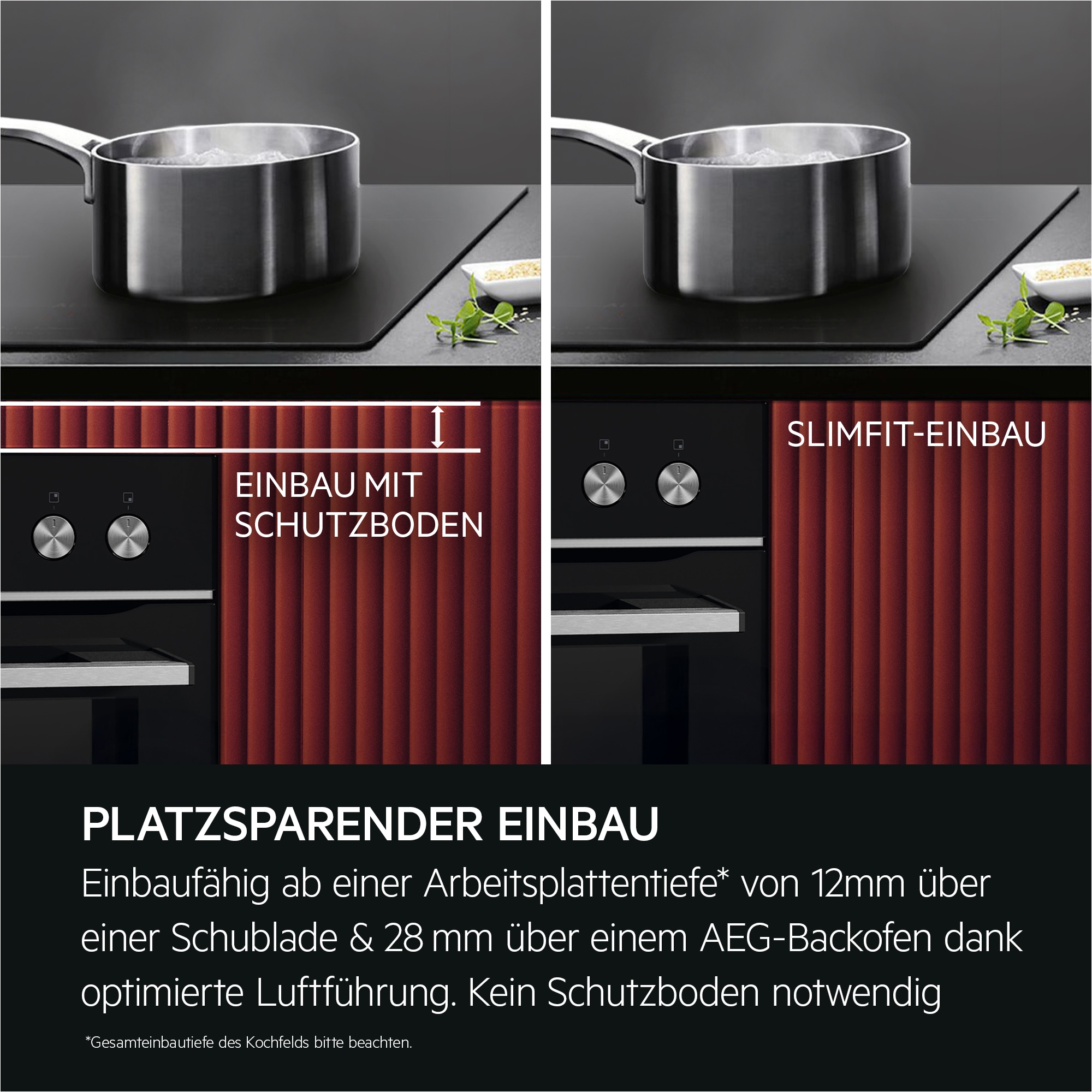 AEG Induktions-Kochfeld »TO641A0AIT«, Kratzresistente SaphirMattSE-Oberfläche, Made in Germany, Powerboost